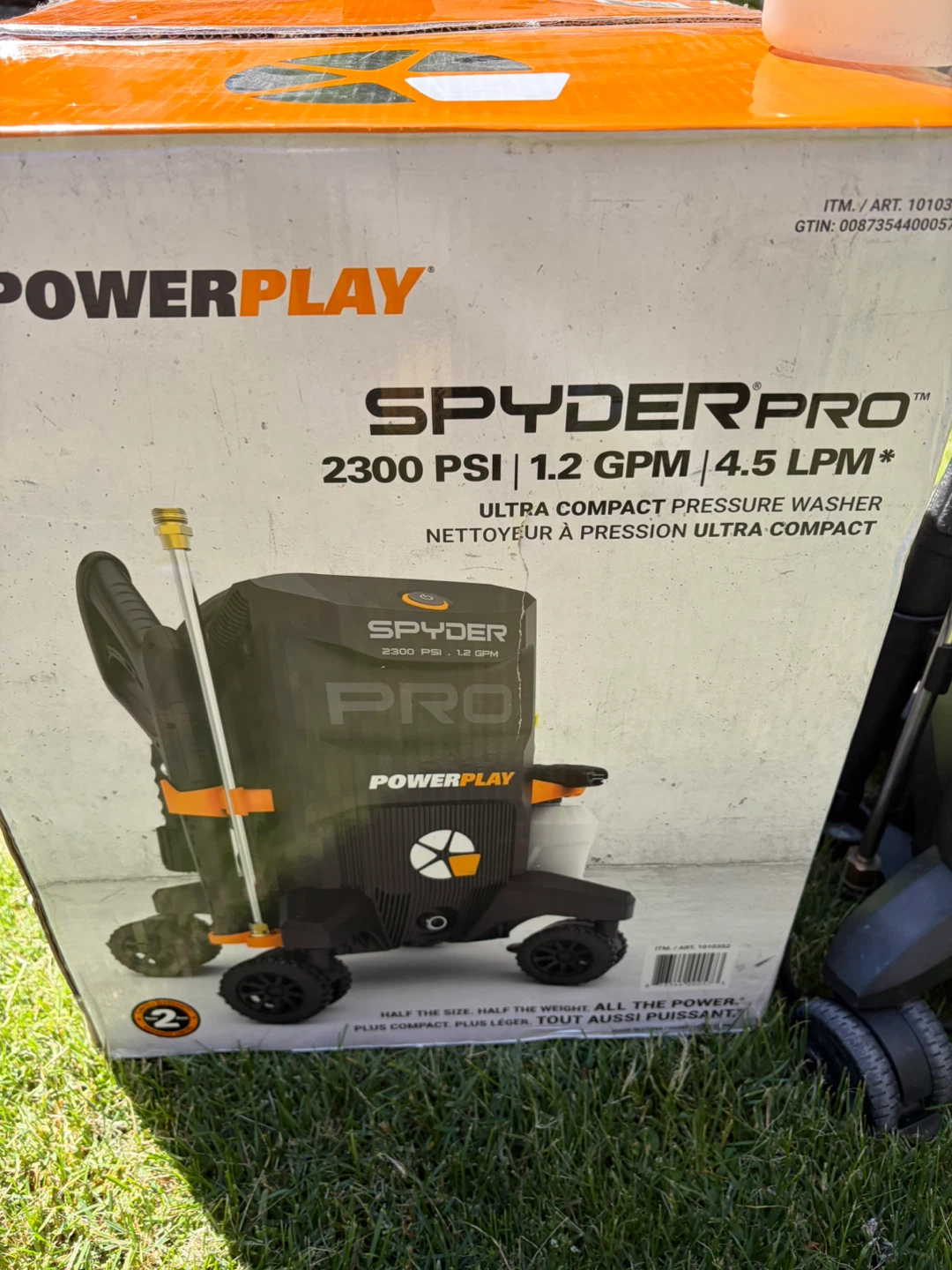 PowerPlay Spyder Pro 2300 PSI Pressure Washer + Foam Cannon - photo 3