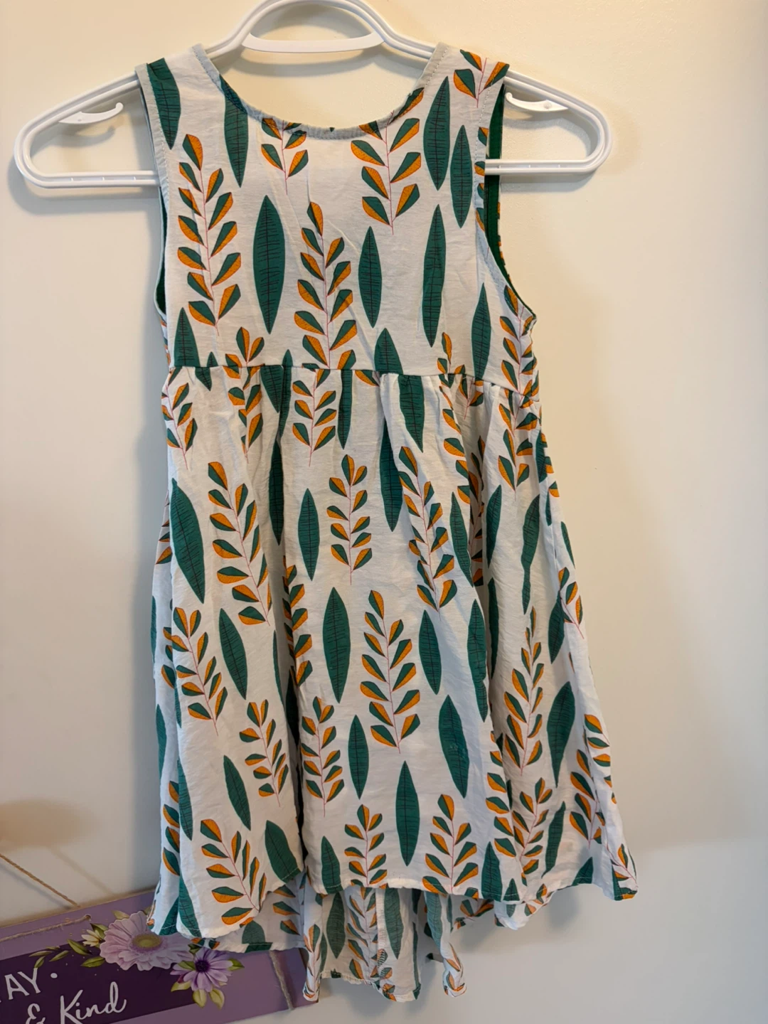 Kids Sleeveless A-line Dress