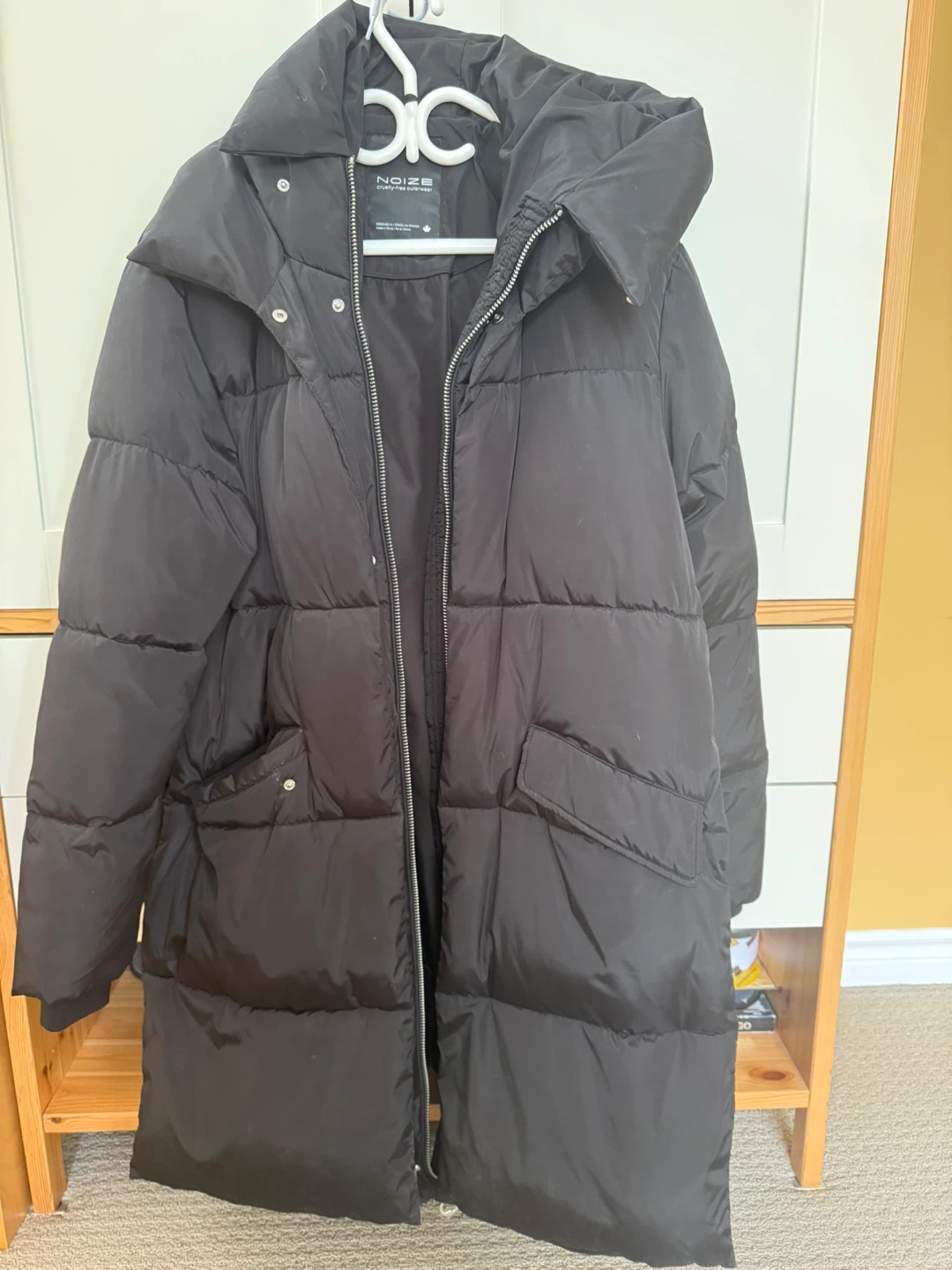 NOIZE Puffer Coat - Black - Medium