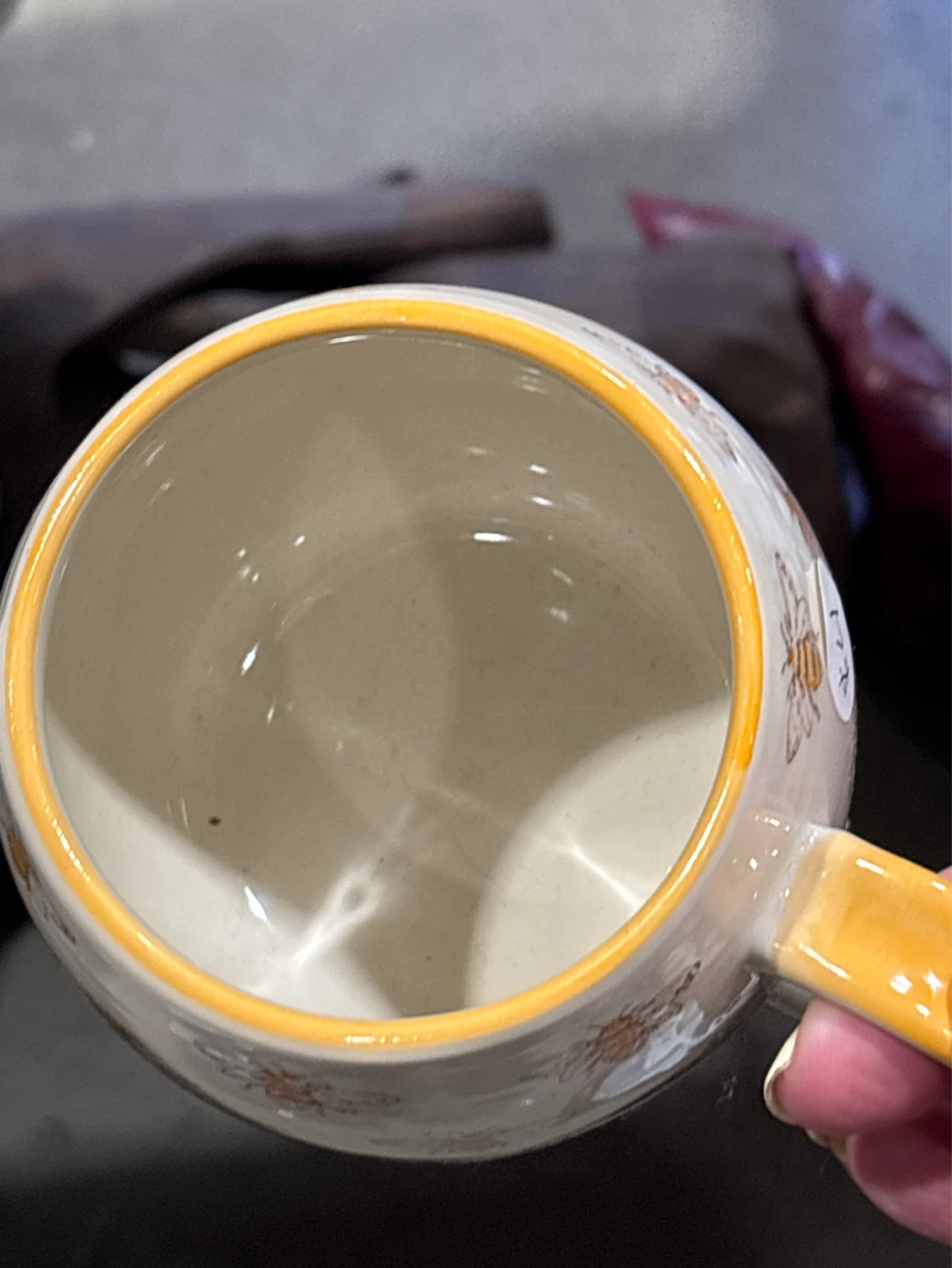 Cream Bee Print Mug - photo 2