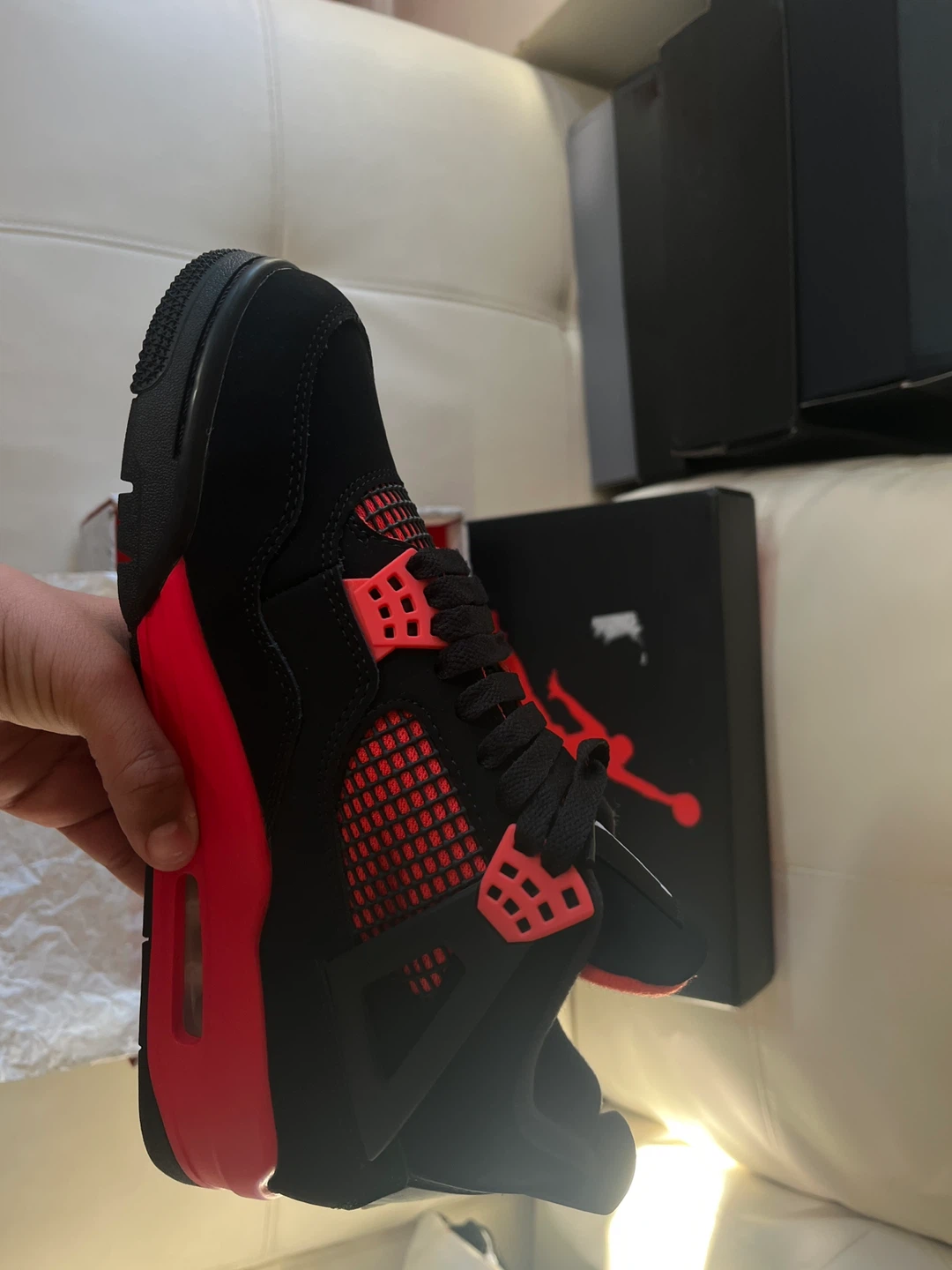 Air Jordan 4 Retro "Thunder" Men's Shoes - photo 2