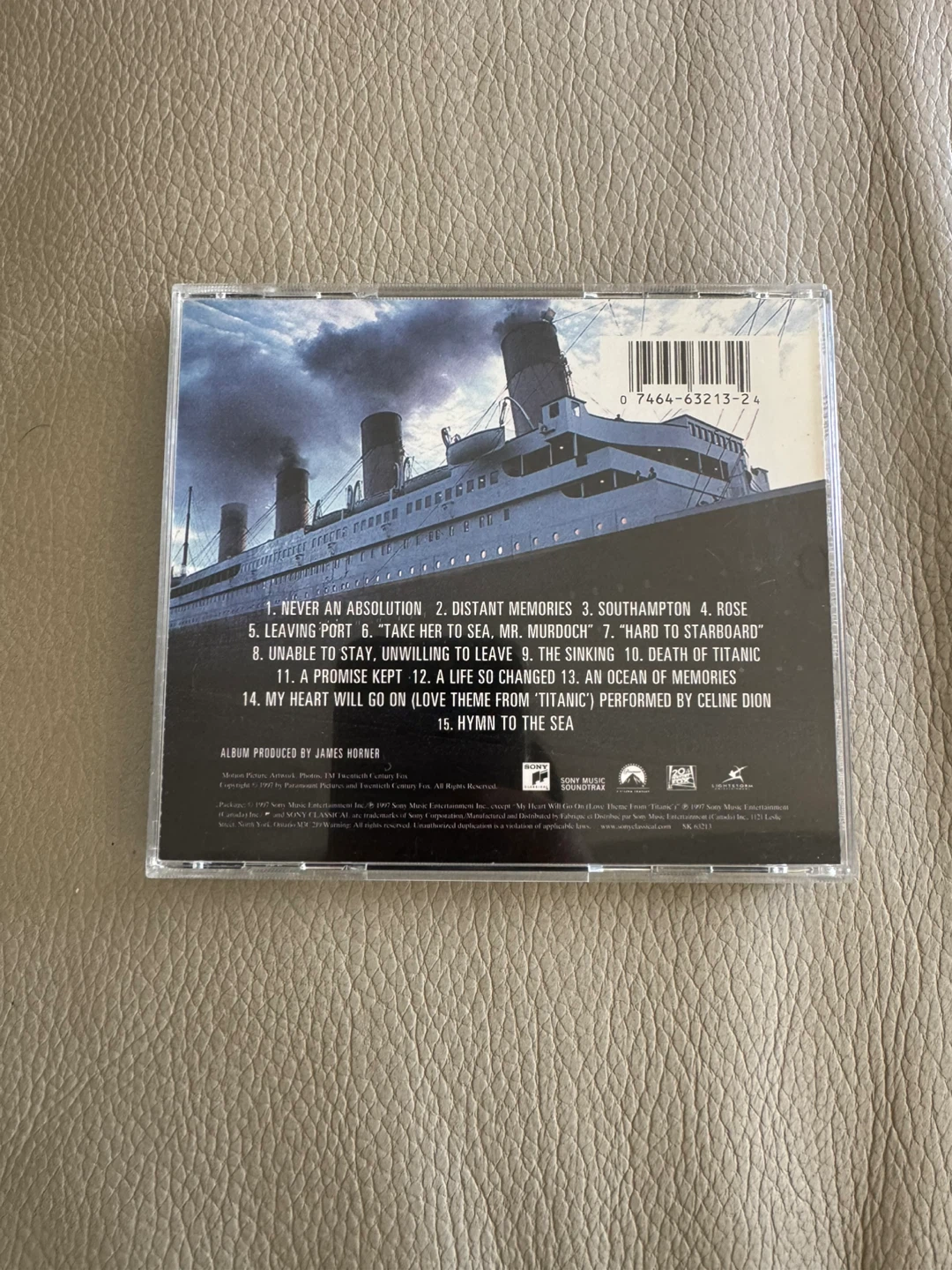 Titanic Music From The Motion Picture CD - photo 2