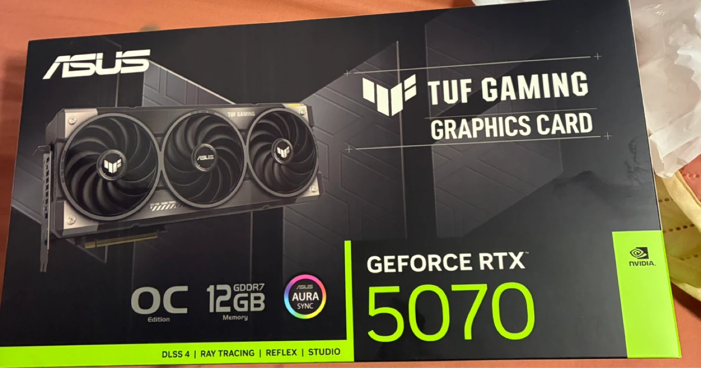 ASUS TUF Gaming GeForce RTX 5070 OC Edition Graphics Card