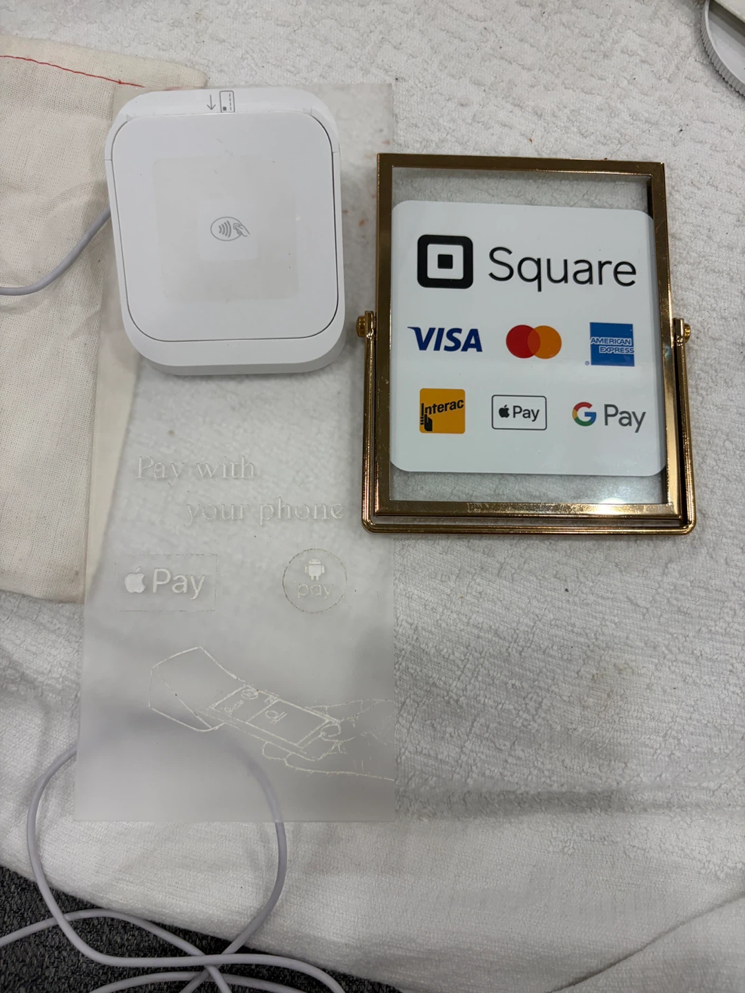 Square Card reader with charging dock - photo 4