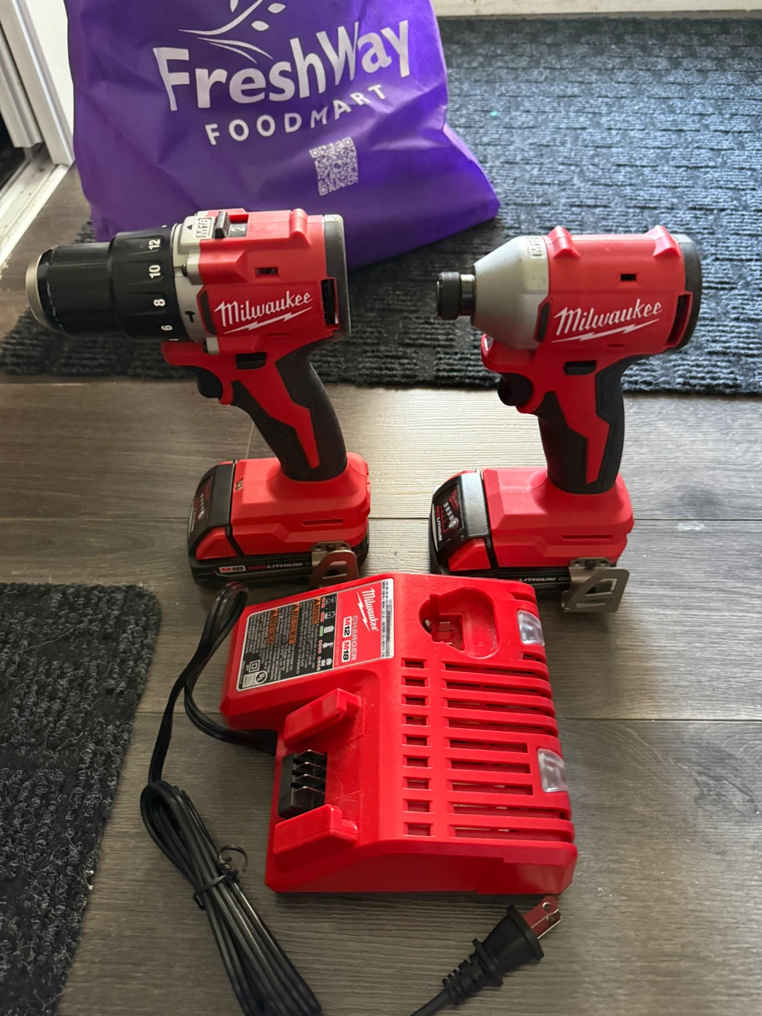 Milwaukee M18 Drill and Impact Driver Combo with Charger