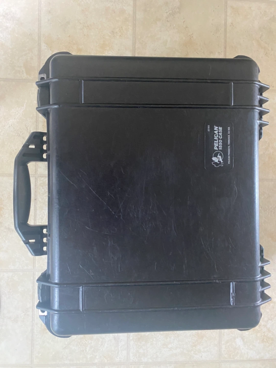 Pelican 1550 Case with padded dividers
