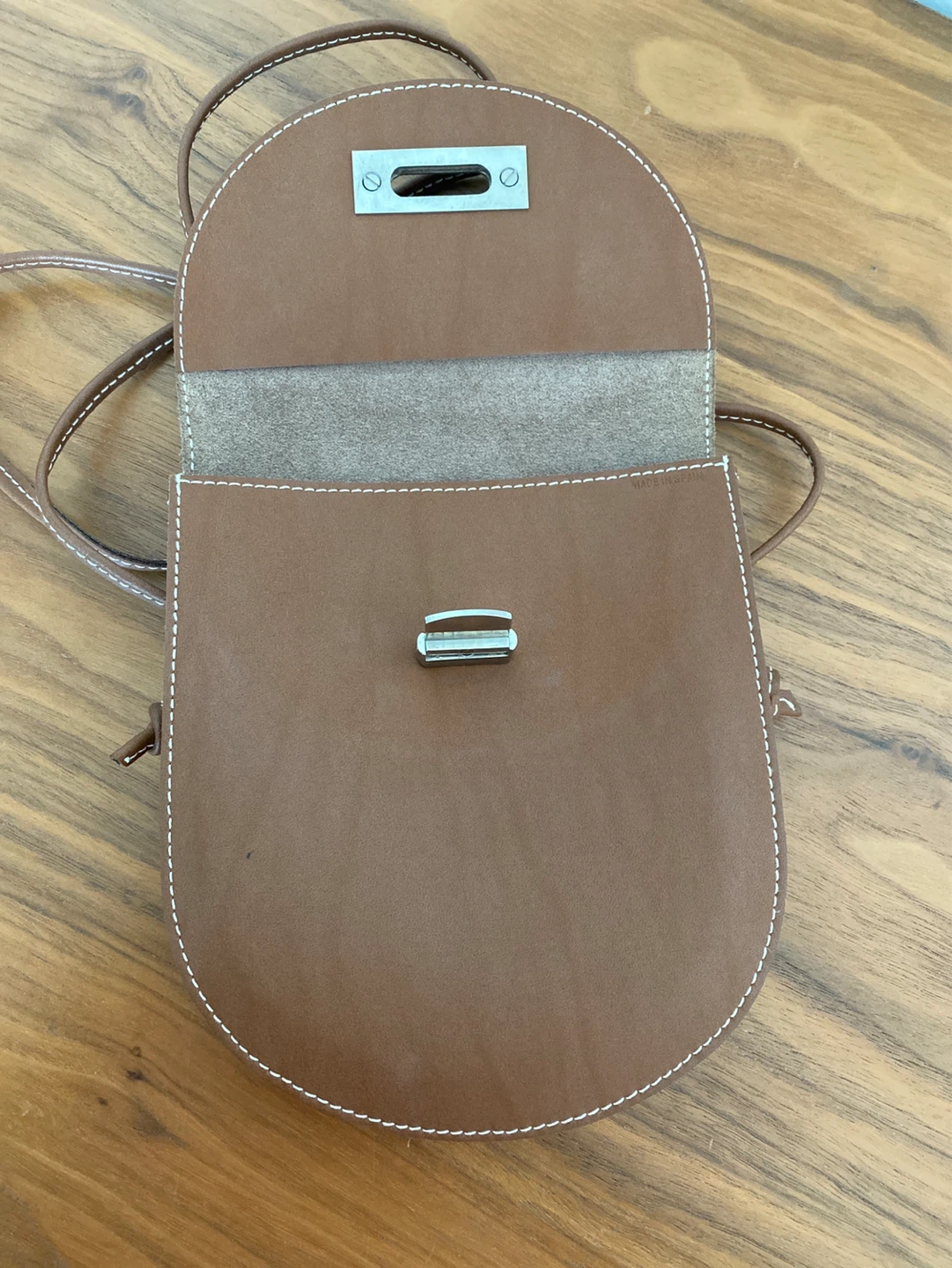 Paco Lobo Brown Leather Crossbody Bag - photo 4