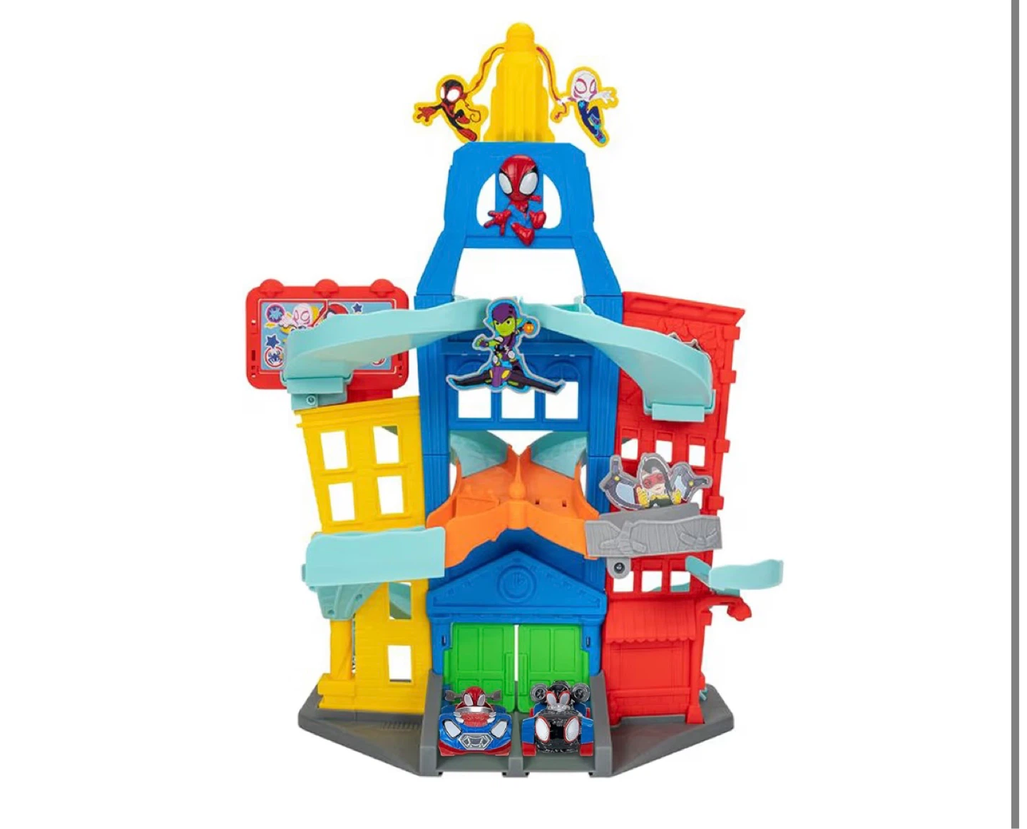 Spidey and his amazing friends track set