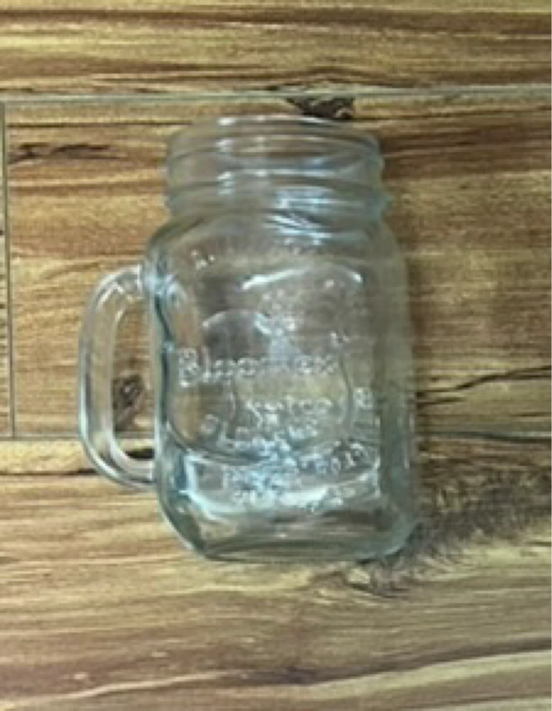 Glass Mason Jar Mug with Handle
