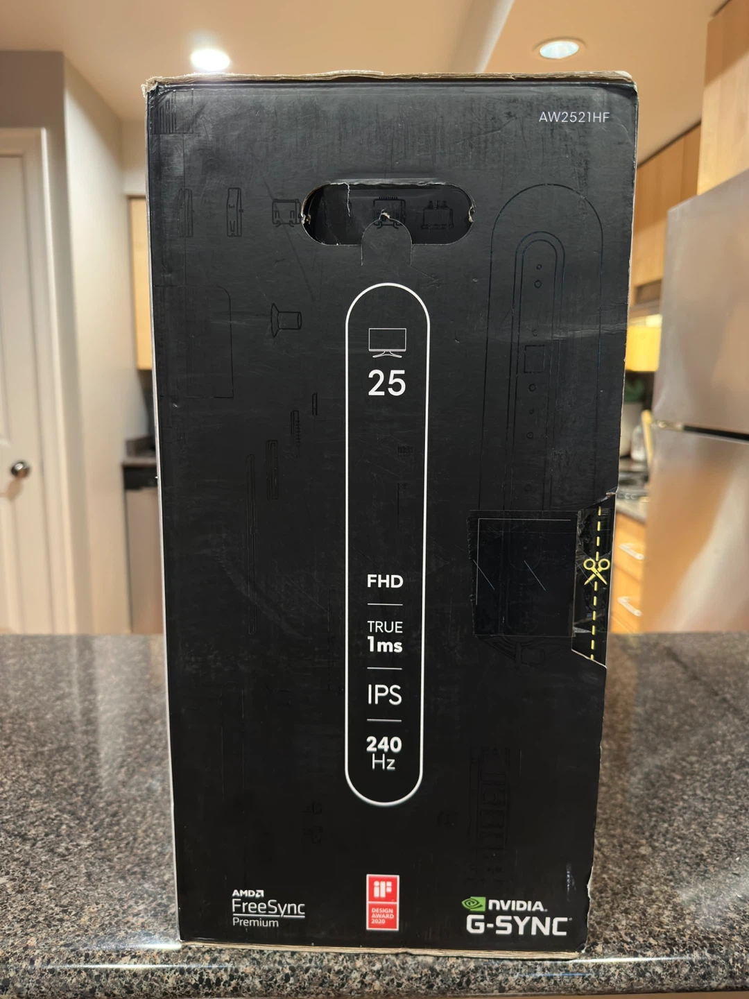 Alienware 24.5” 240Hz Gaming Monitor - photo 2
