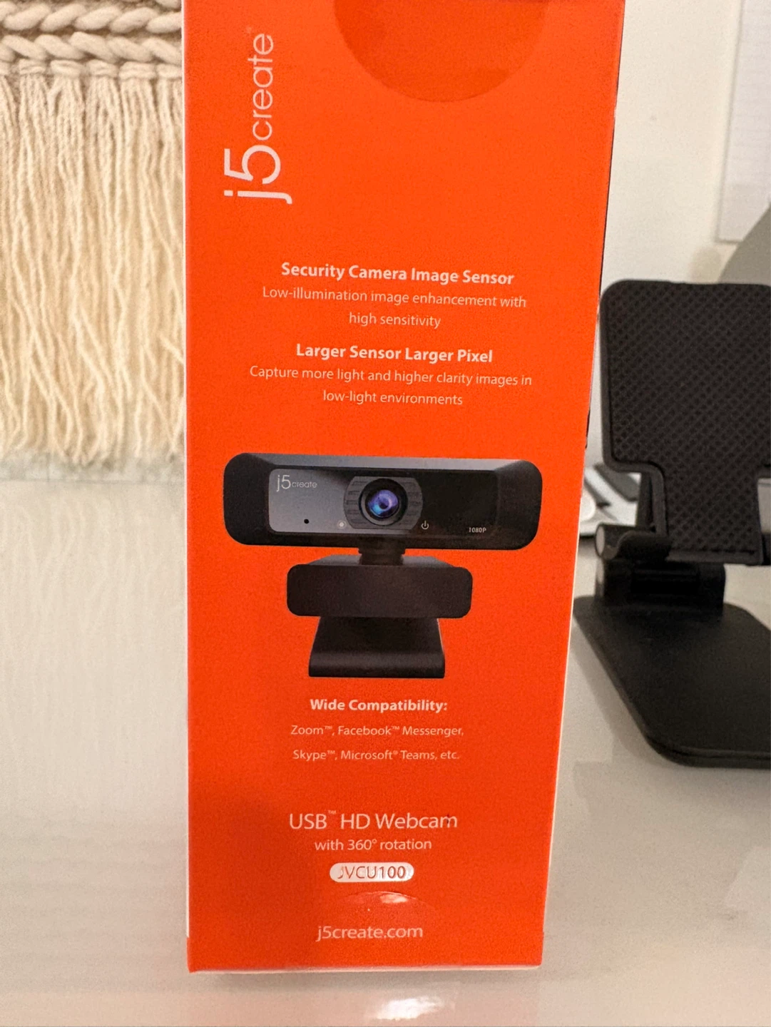 Webcam USB HD with 360° Rotation (JVCU100) - photo 4