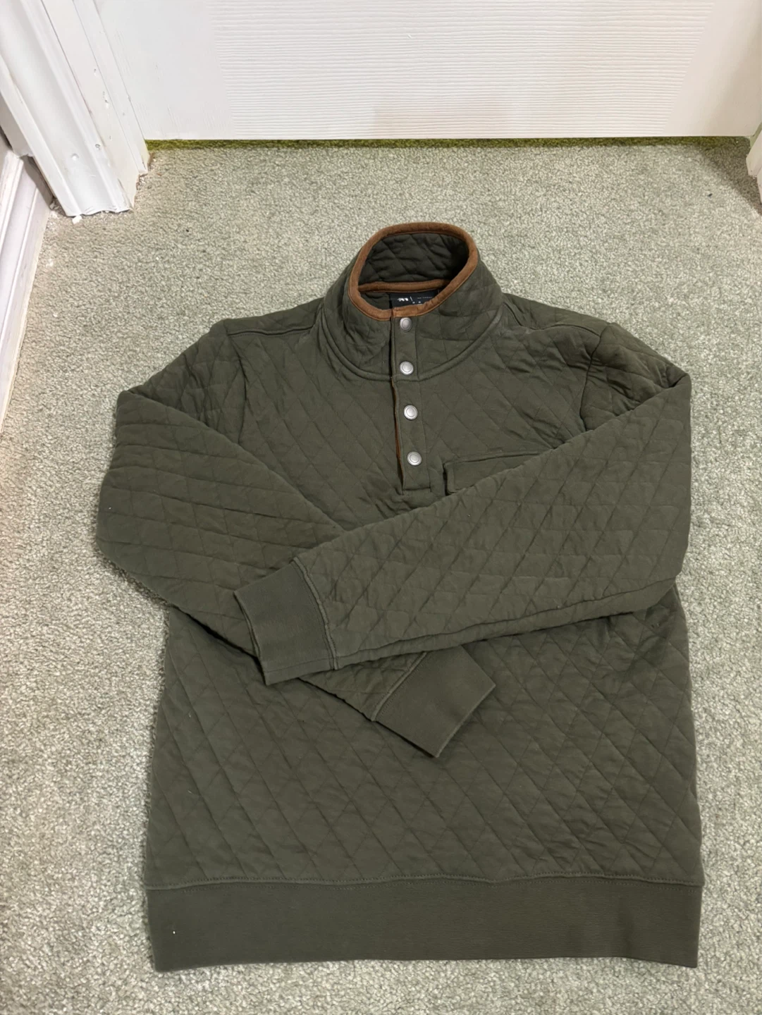 RL31 Vision Quilted Snap Neck Pullover