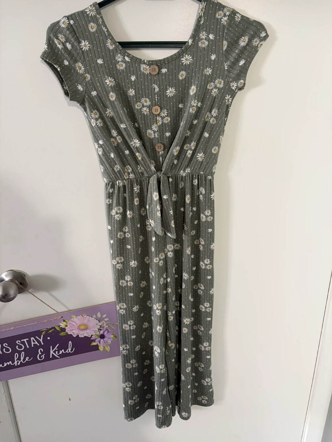 Girls Jenna & Jessie Daisy Print Jumpsuit Size 8