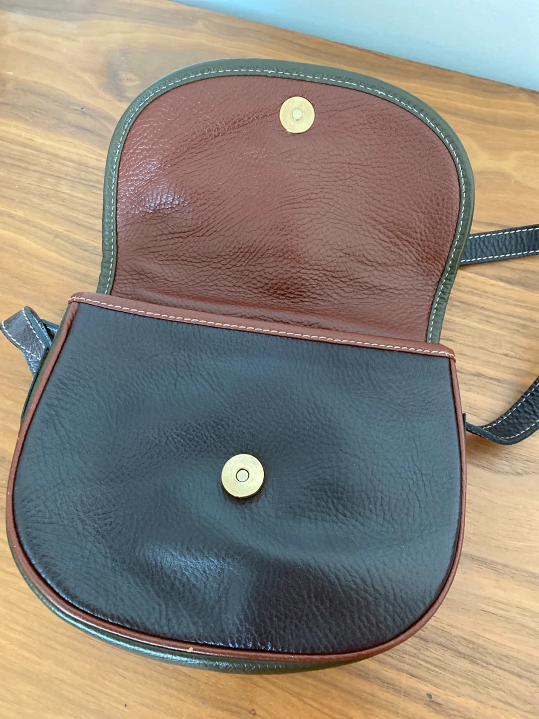 Bally Shoulder Bag - Brown & Black Leather - photo 4