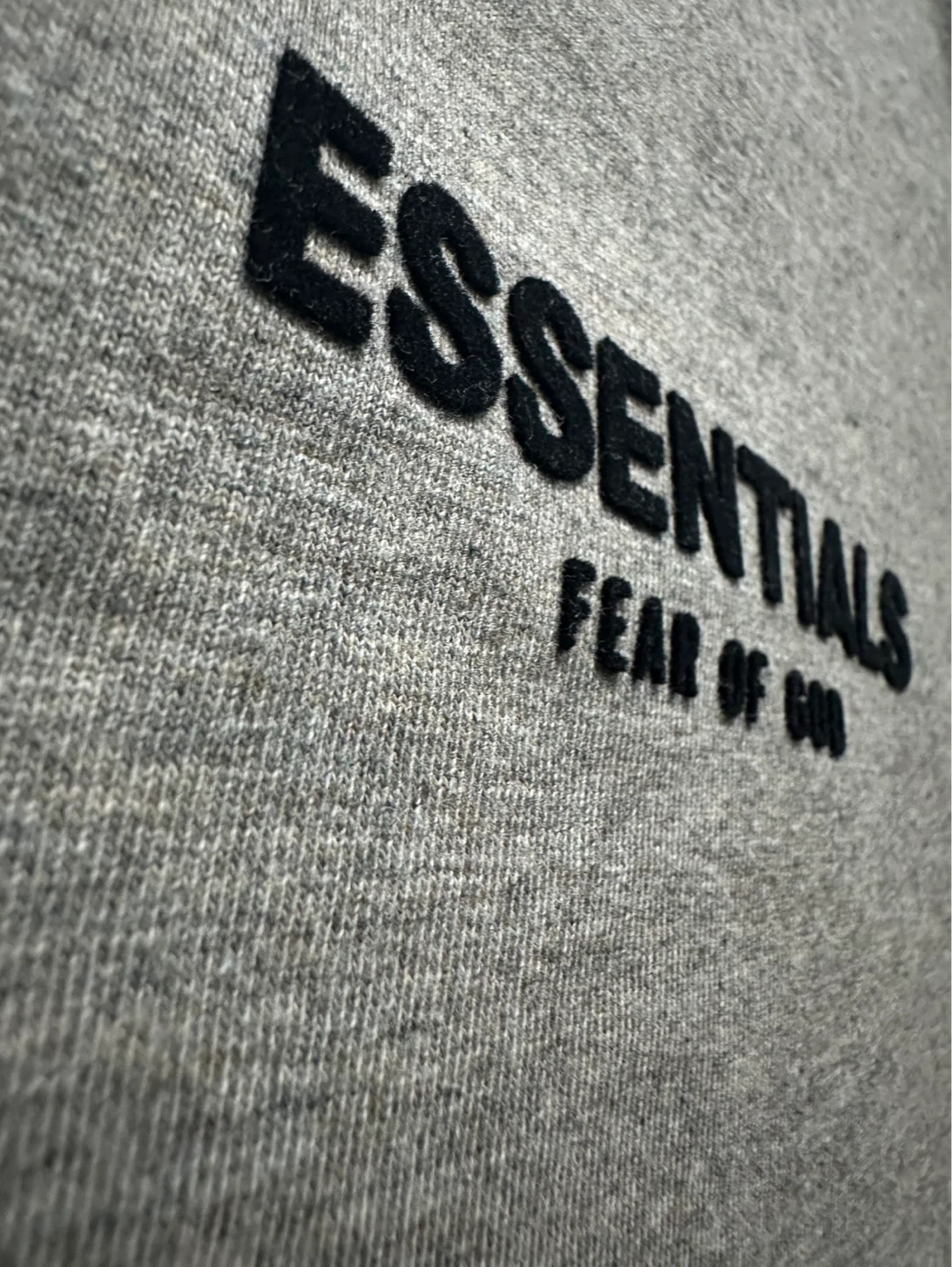 Essentials T-Shirt Grey Oatmeal - photo 4