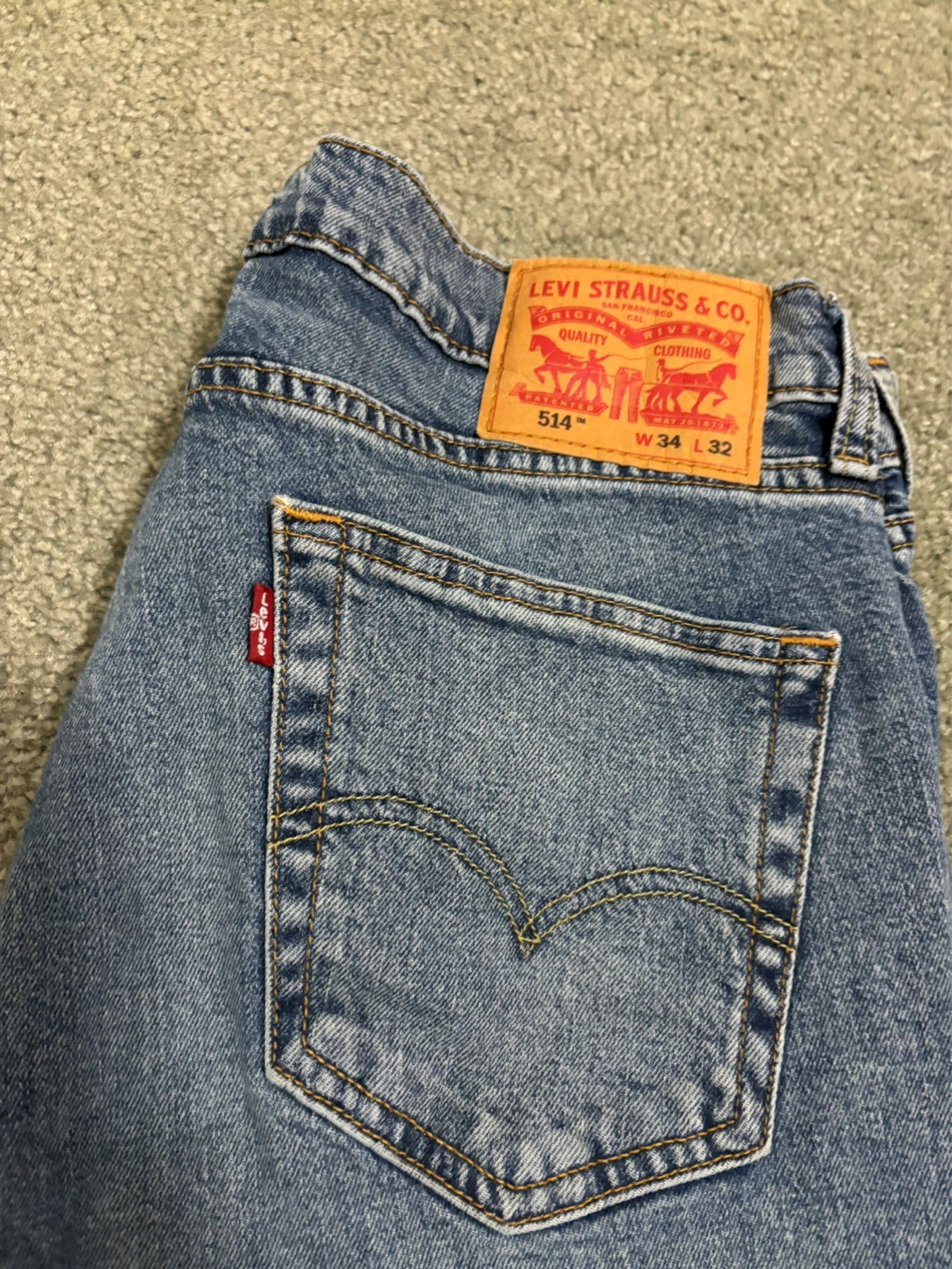 Levi's 514 Straight Fit Jeans - W 34 L 32 - photo 4