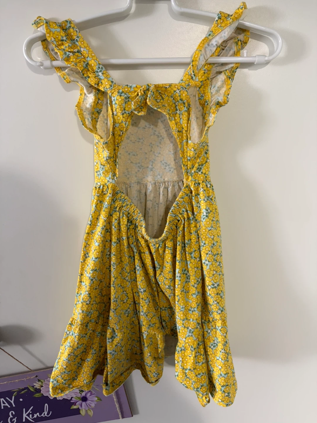Girls Mayoral Yellow Floral Dress - Size 8 - photo 2