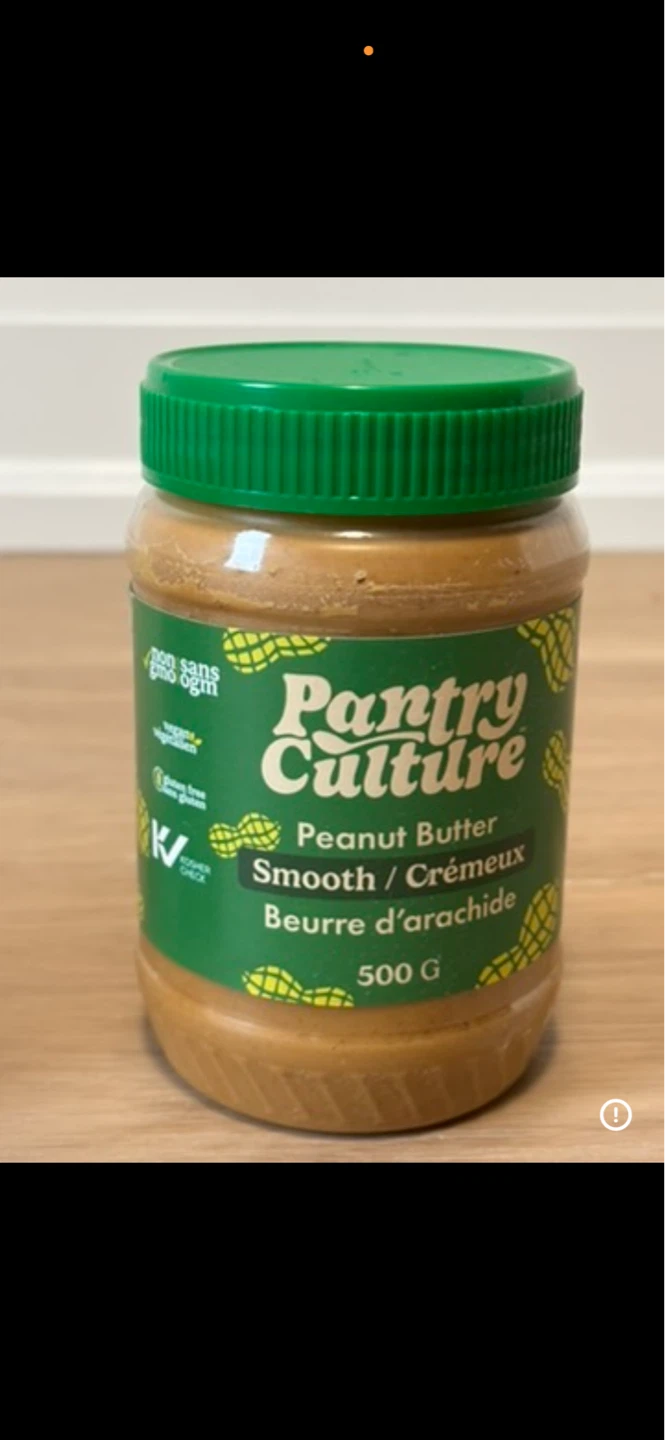 Pantry Culture Smooth Peanut Butter 500g