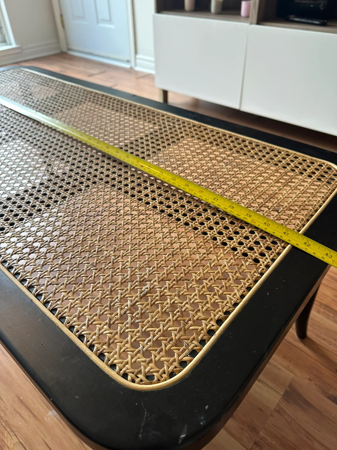 Black Cane Coffee Table - photo 3