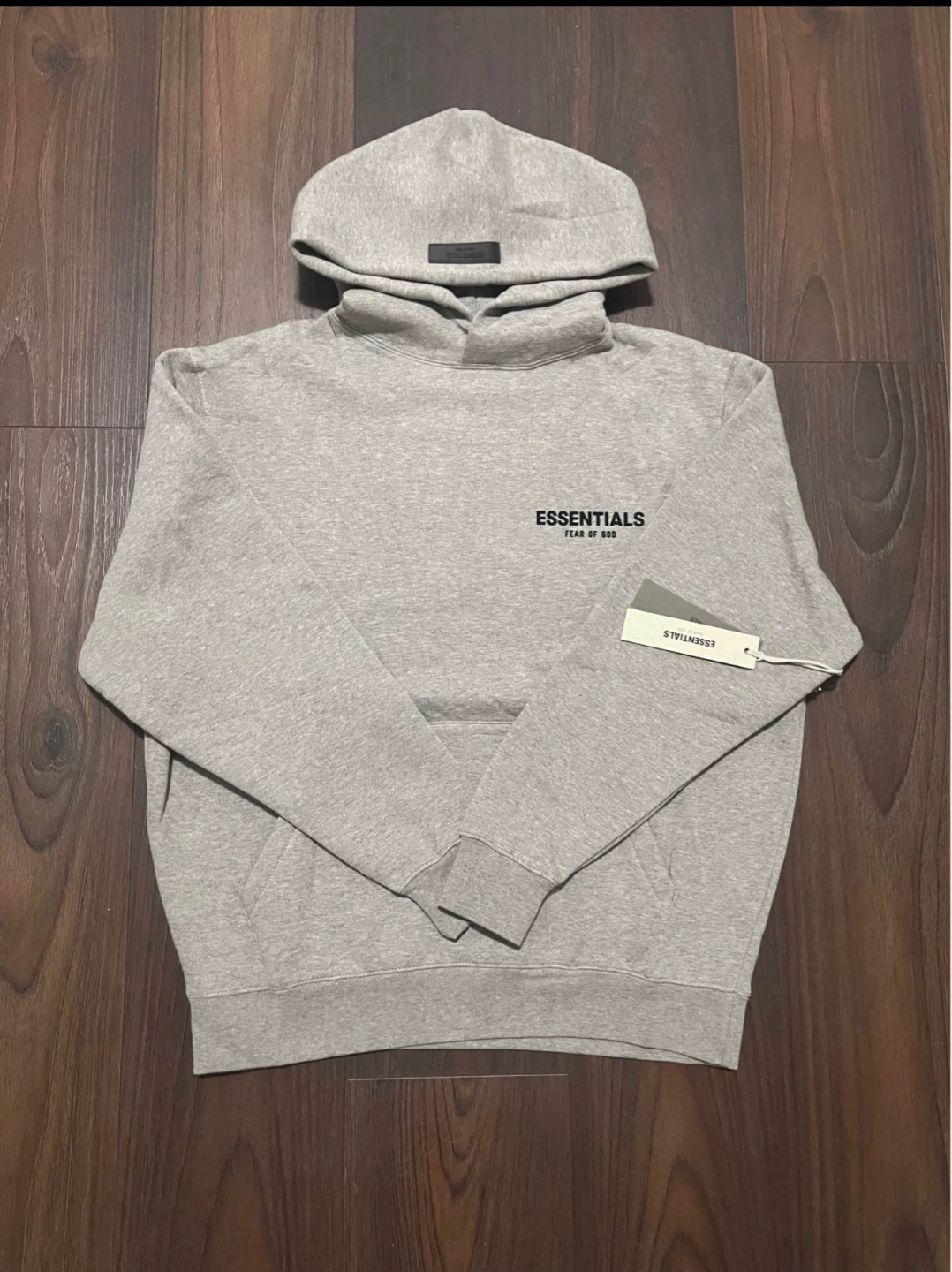 ESSENTIALS Fear of God Grey Hoodie and Sweatpants Set