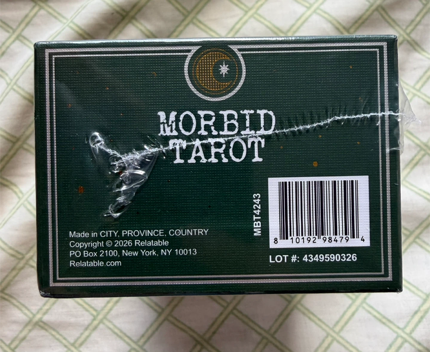 Sealed Morbid Tarot Deck Podcast x Relatable - photo 4