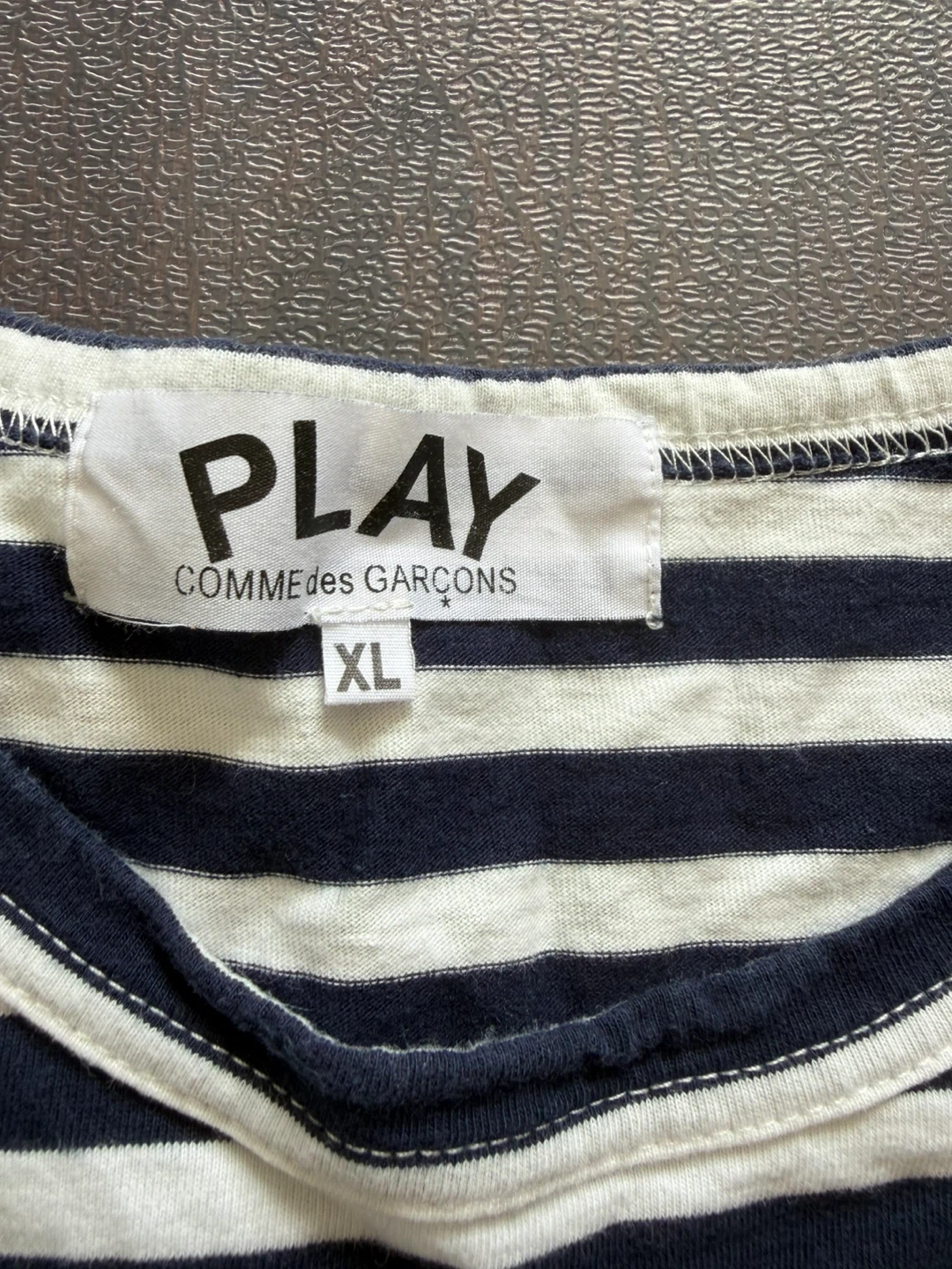 PLAY COMME des GARÇONS Striped Long Sleeve Shirt XL - photo 4