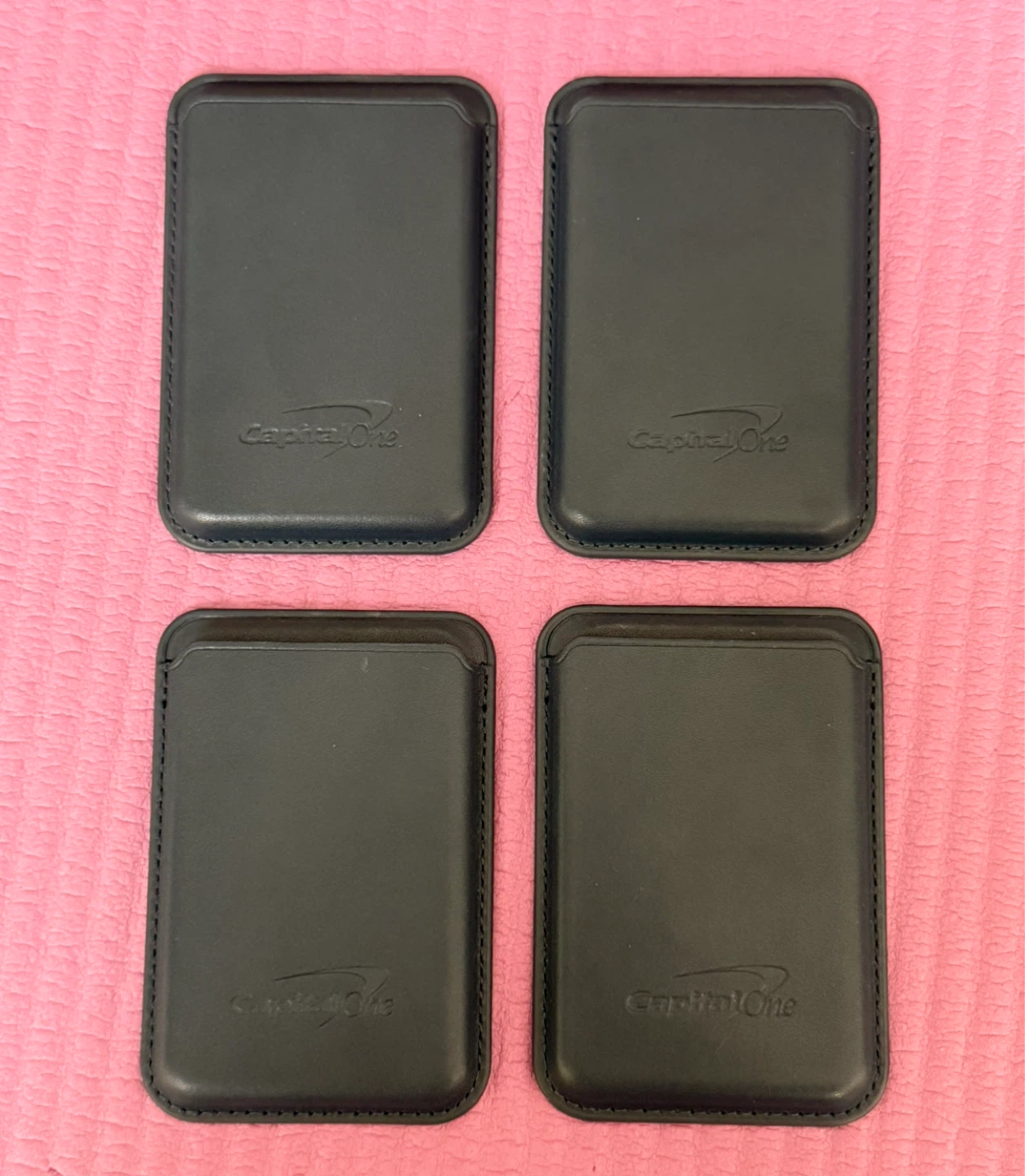 Leather magnetic Card Holders