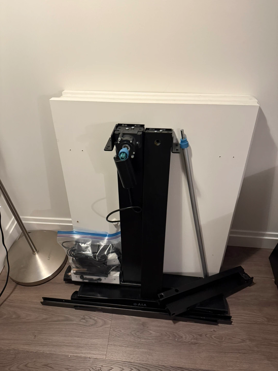 VIVO Standing Desk Frame with White Tabletop - photo 3