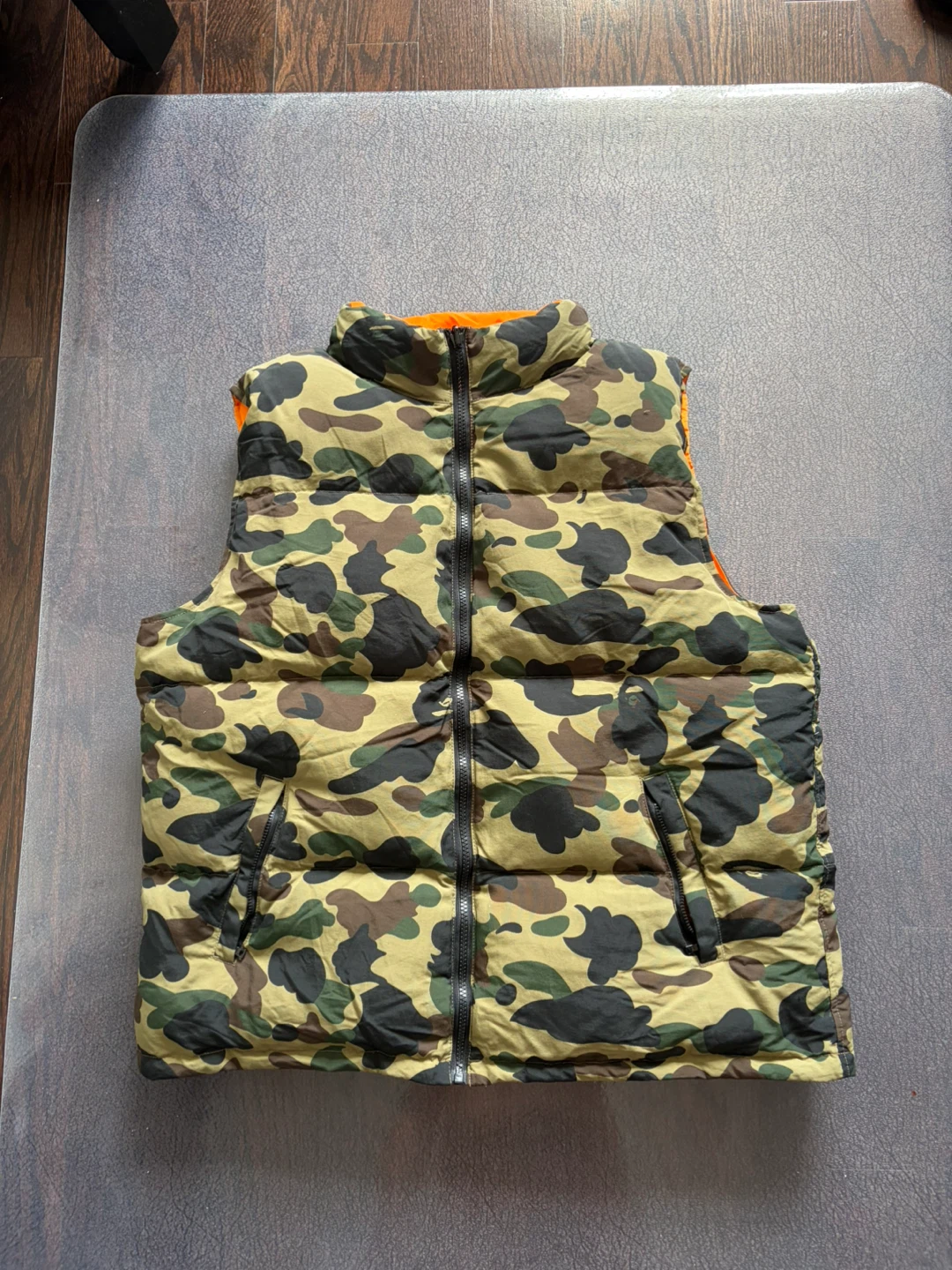 BAPE Camo Down Vest - 2XL