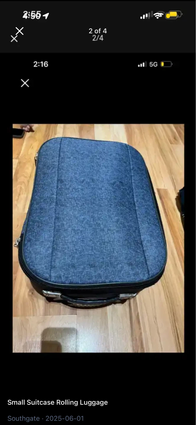 Small Rolling Suitcase Luggage - photo 2