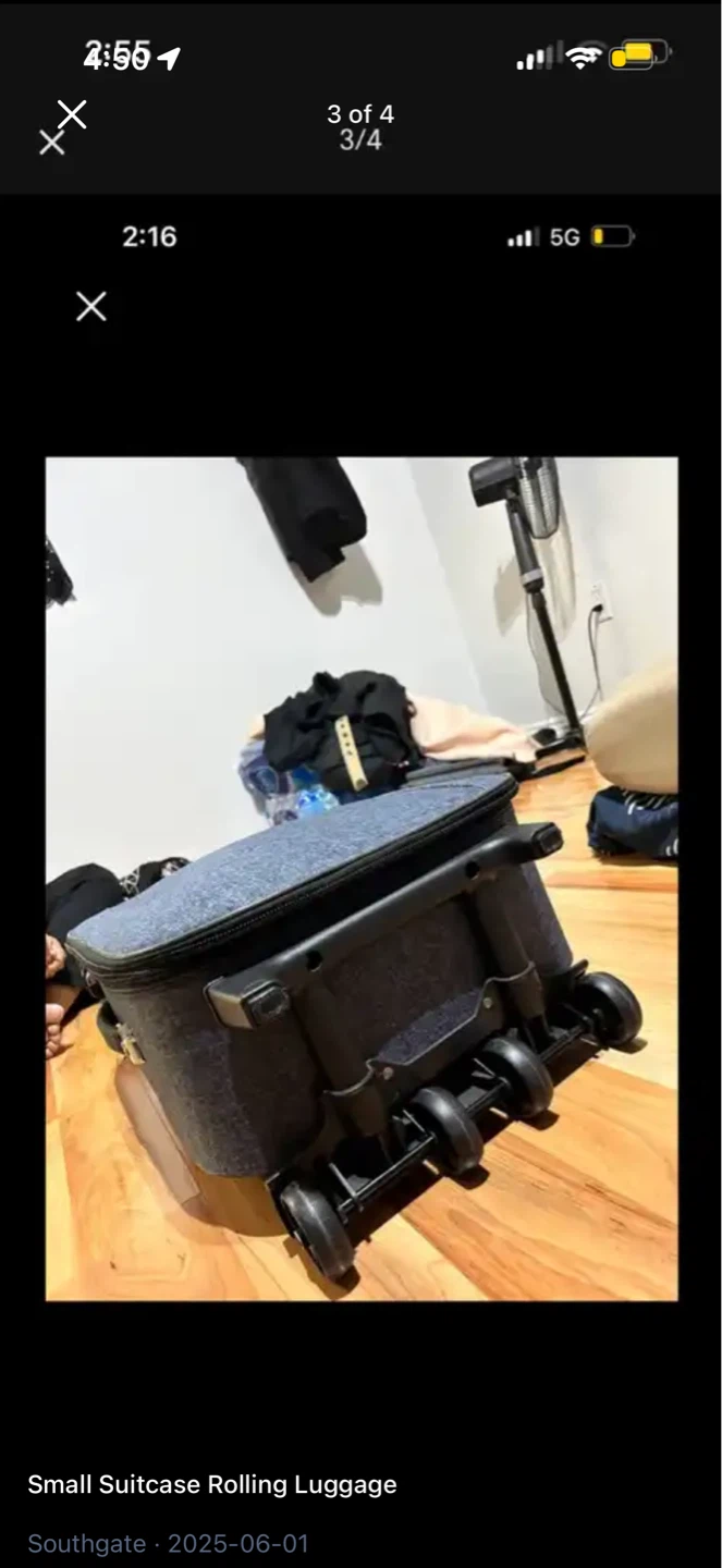 Small Rolling Suitcase Luggage - photo 3