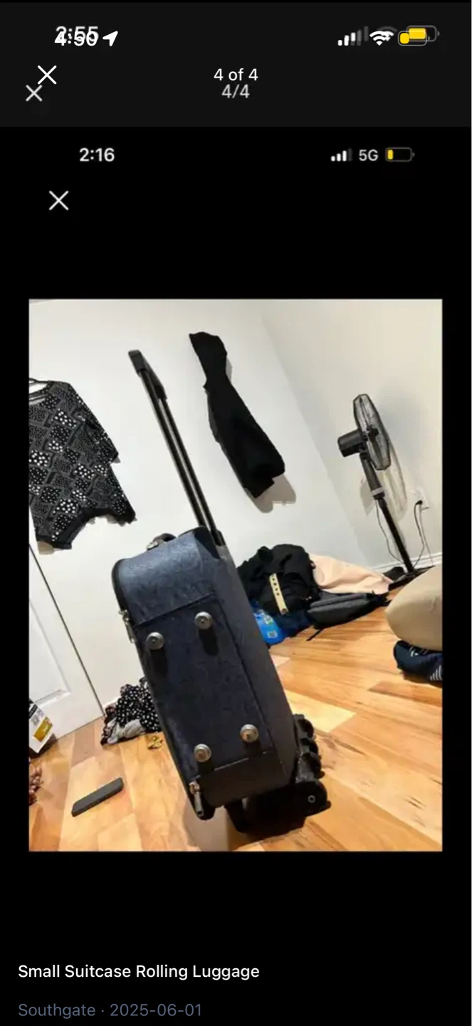 Small Rolling Suitcase Luggage - photo 4