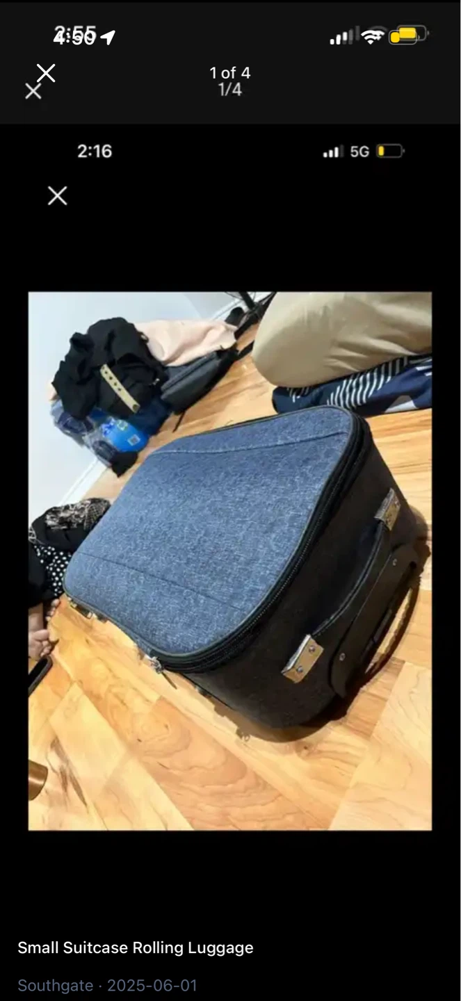 Small Rolling Suitcase Luggage