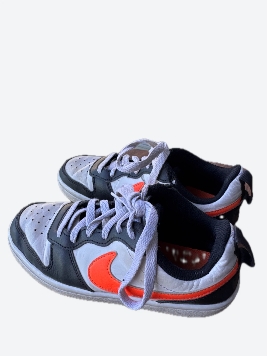 Nike Kids' Shoes - Black, White, and Orange