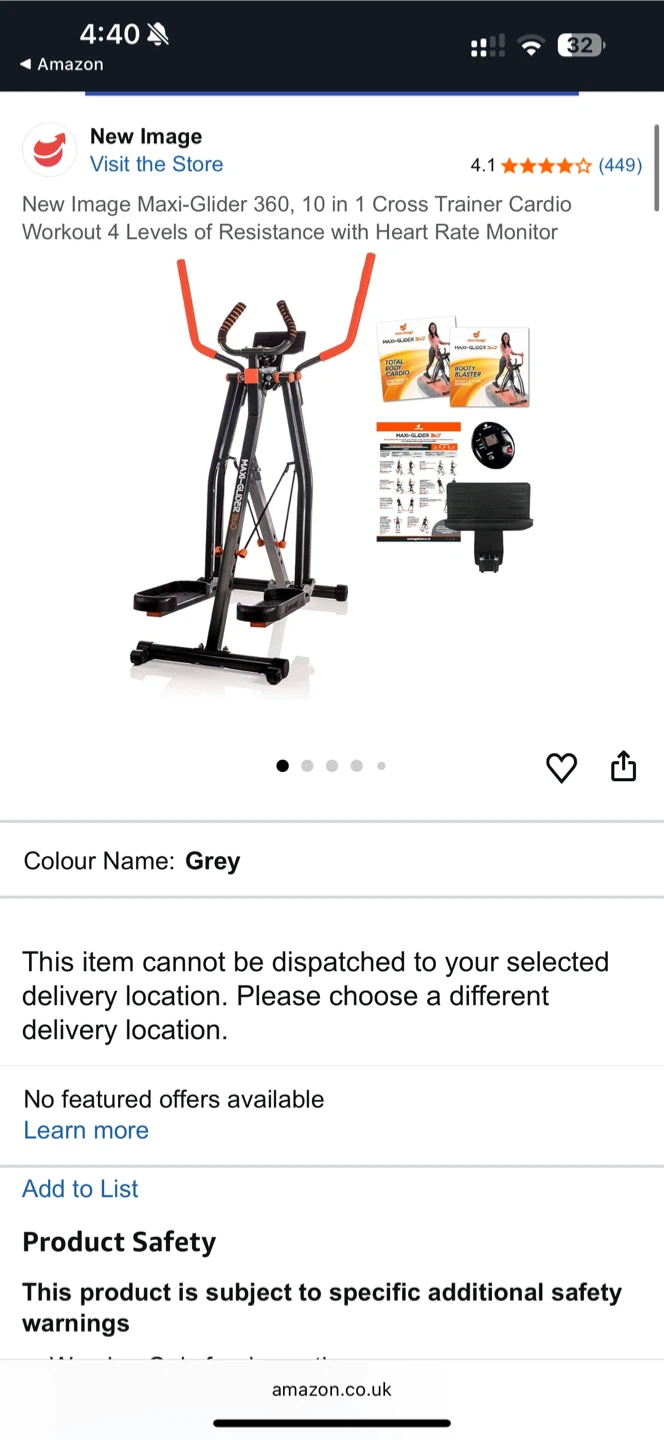 New Image Maxi-Glider 360 – Full Body Exercise Machine - photo 2