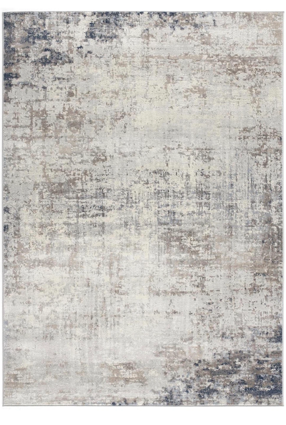 NEW - Rug Branch Maru Abstract Area Rug - 5'3” x 7’7”Cream Navy - photo 2