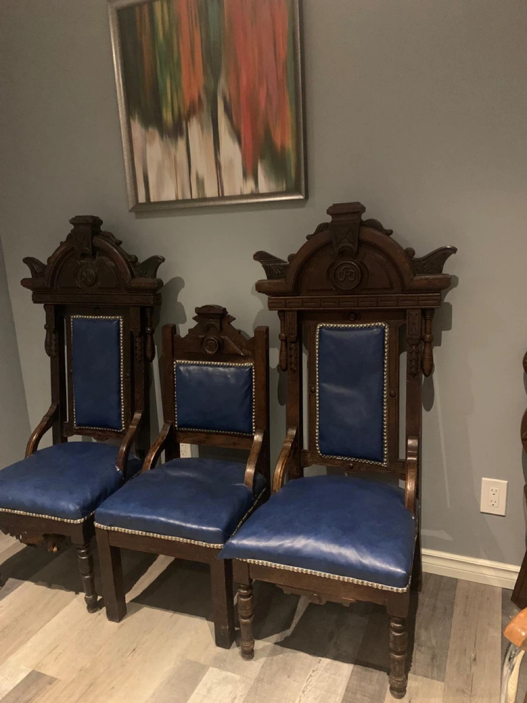 Vintage set of three chairs