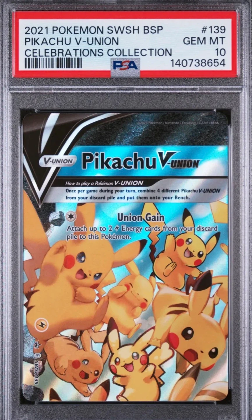 2021 Pokemon Pikachu V-Union Celebrations Collection Card #139