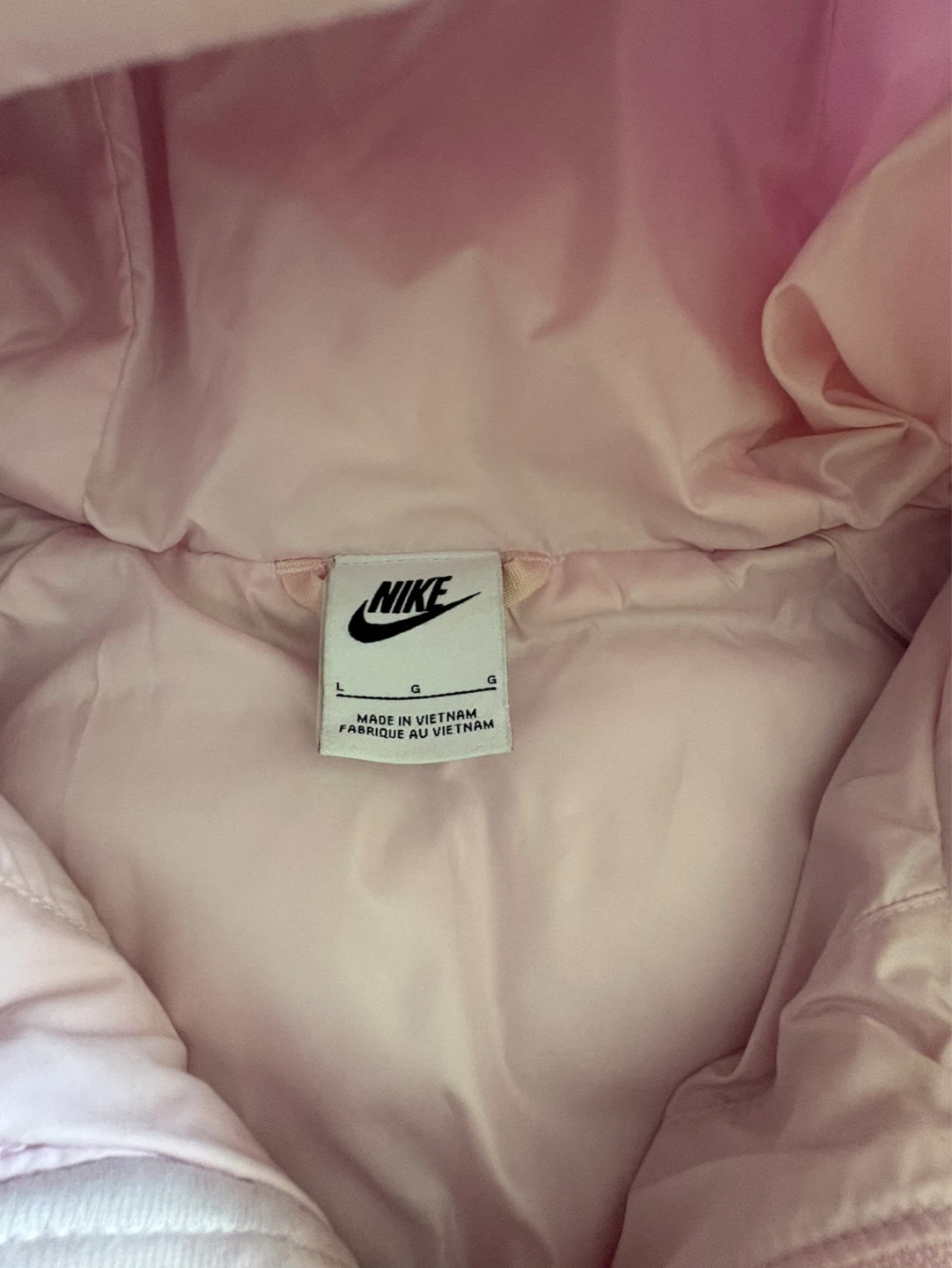 Girls Nike Puffer Jacket - Light Pink Size L - photo 2