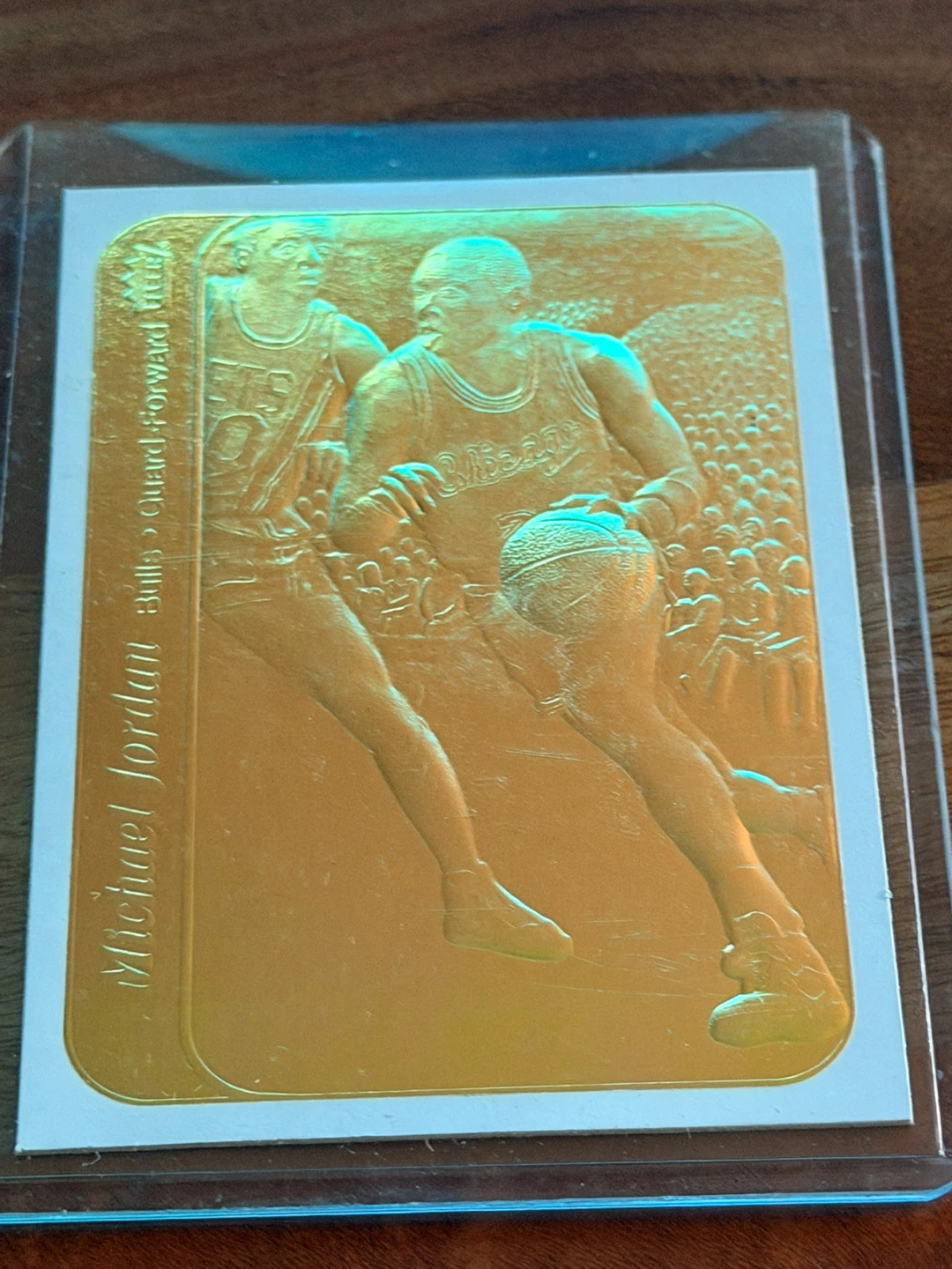 Fleer Michael Jordan Chicago 23KT Gold Card 1986 - photo 4