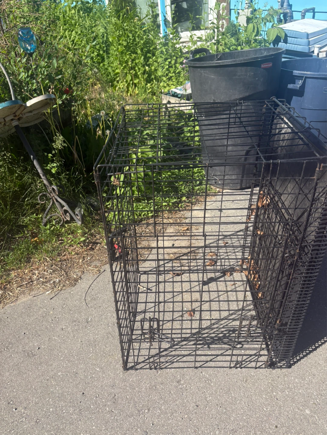 Black Wire Dog Crate