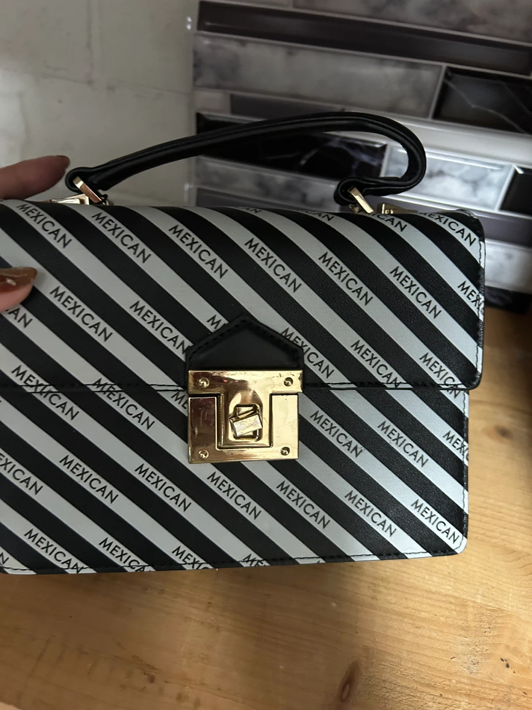 Mexican Print Crossbody Bag