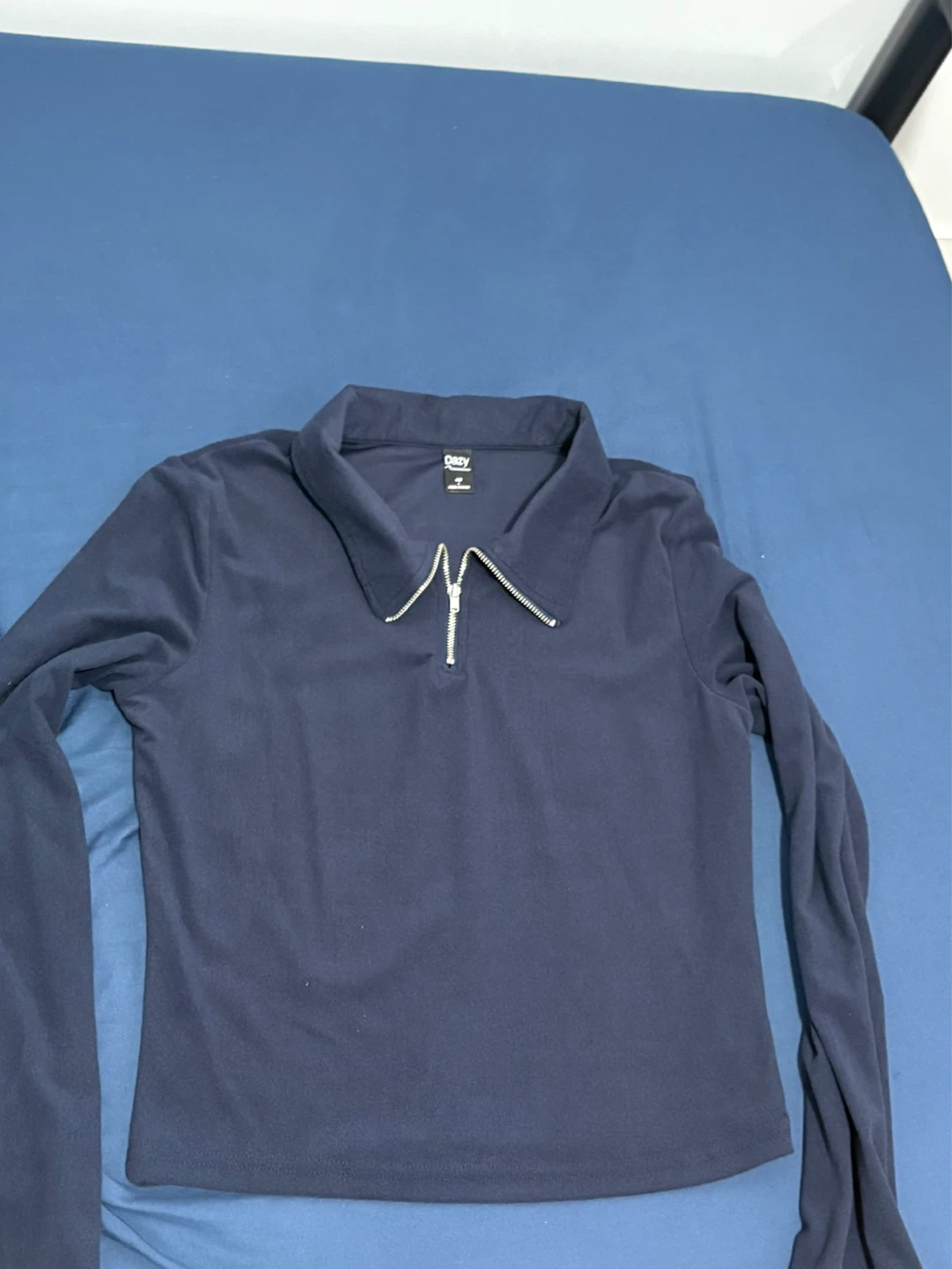 Daisy Quarter Zip Long Sleeve Top - photo 2