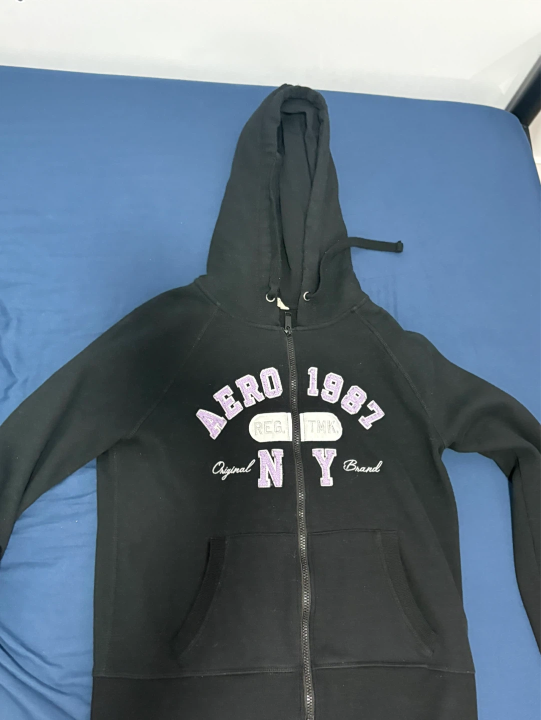 Aero 1987 NY Brand Zip-Up Hoodie