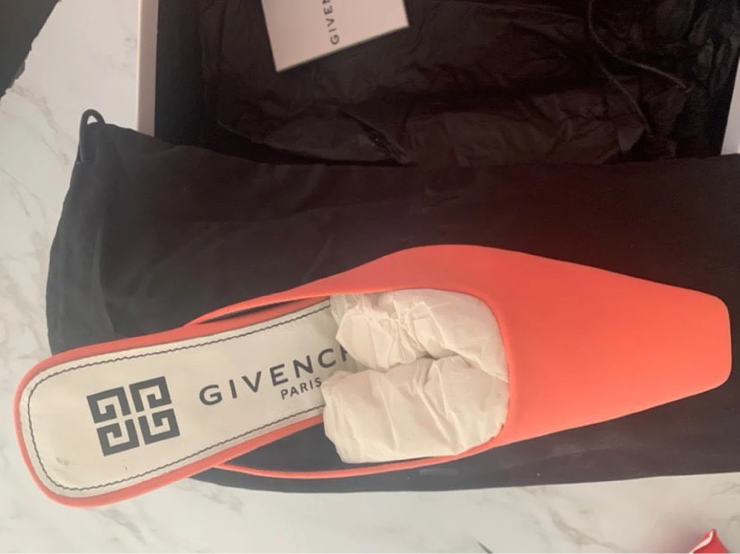 Givenchy Paris Mules - Coral - Size 38 - photo 2