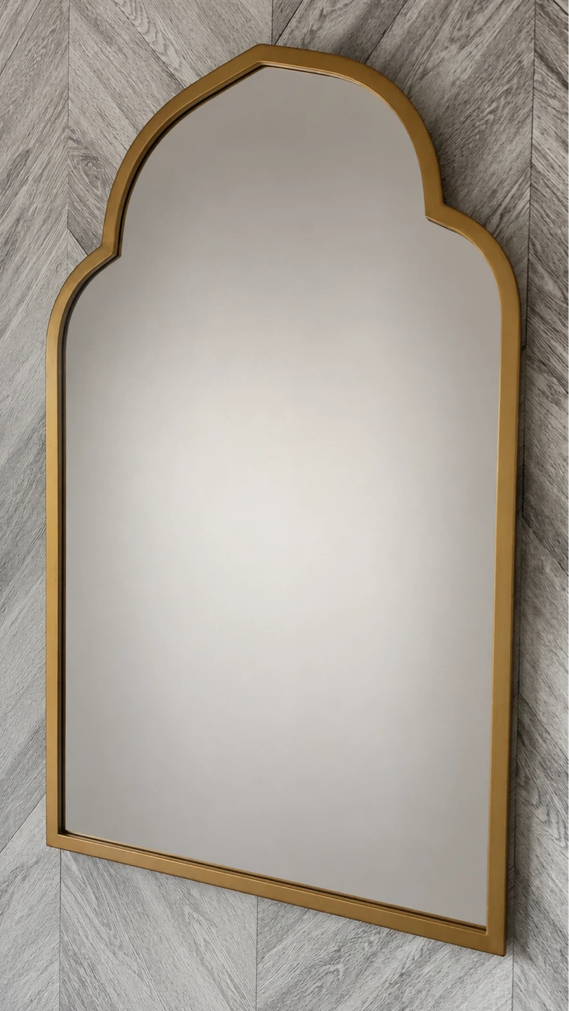 Gold Arched Mirror