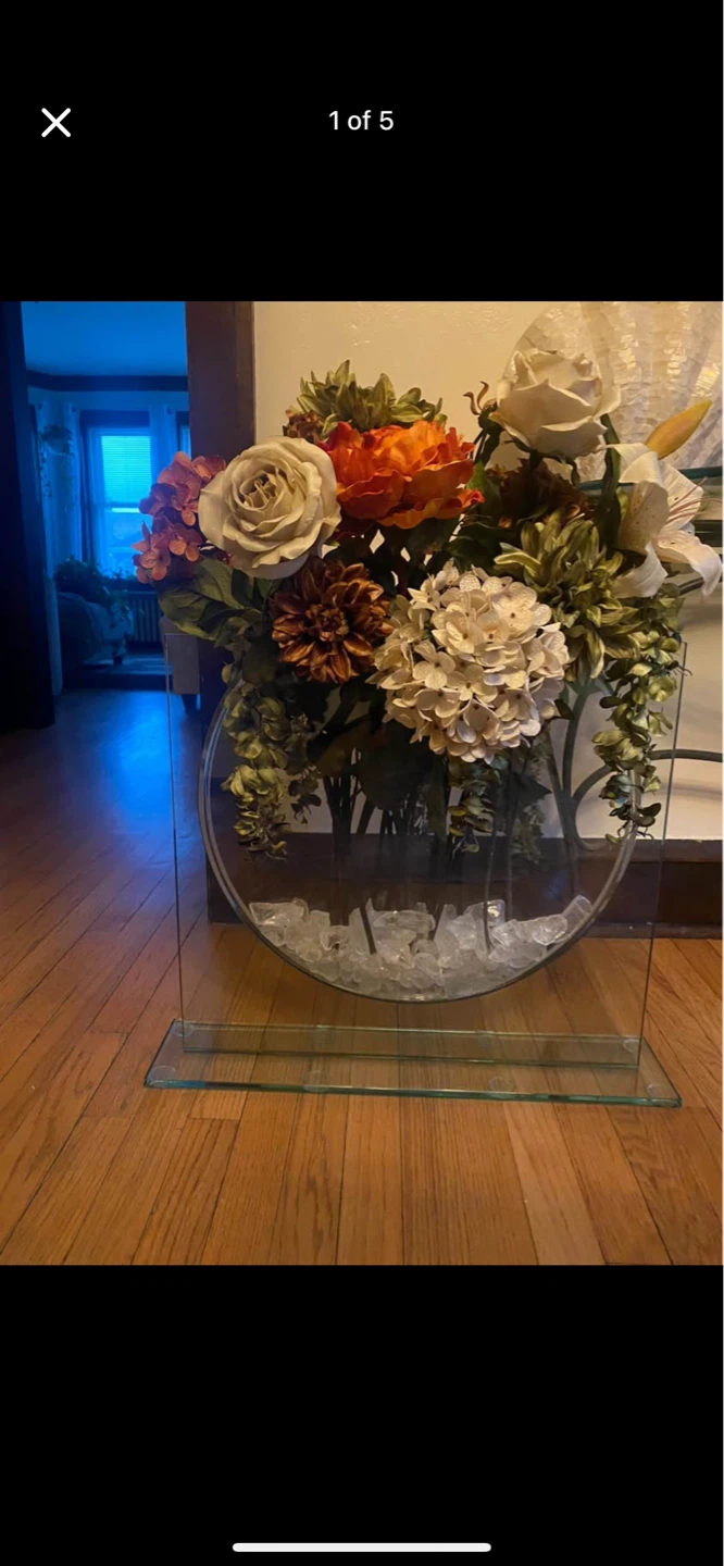 Ellipse Vase Glass