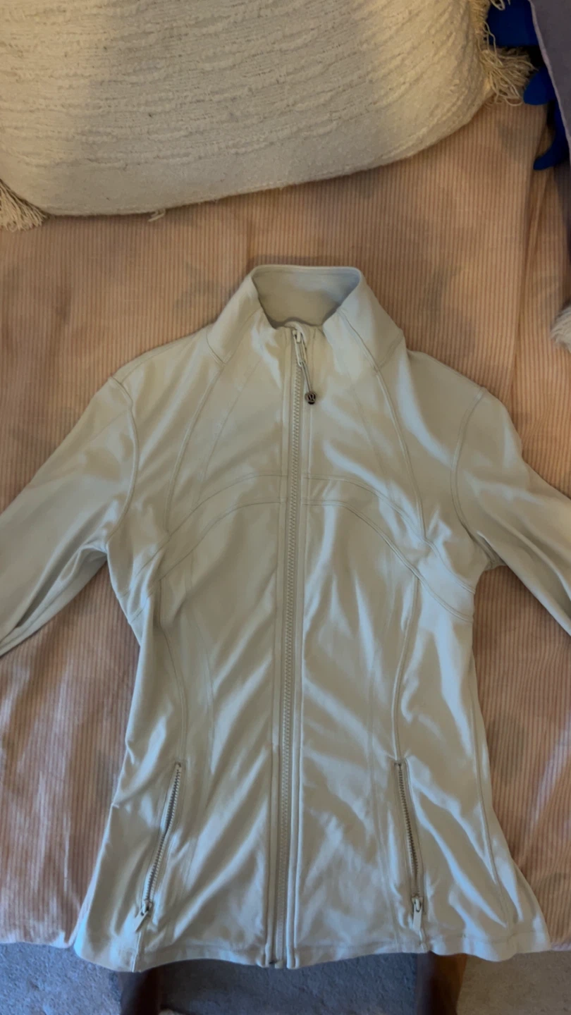 Lululemon White Define Jacket