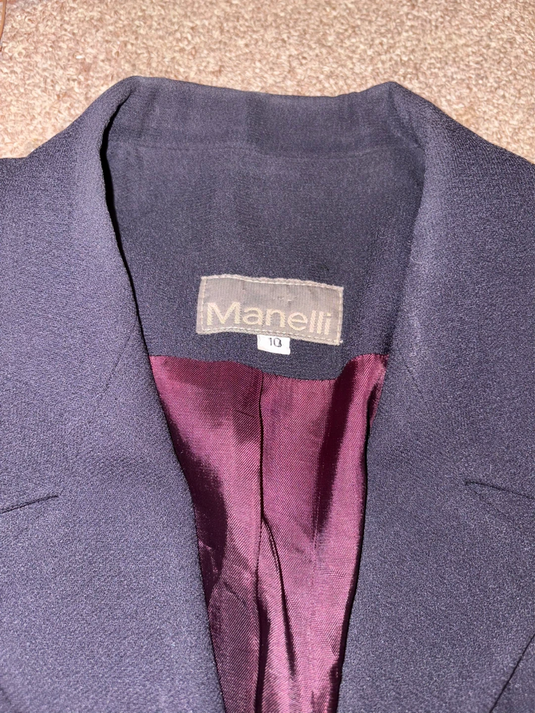Manelli Navy Blazer - Size 10 - photo 2