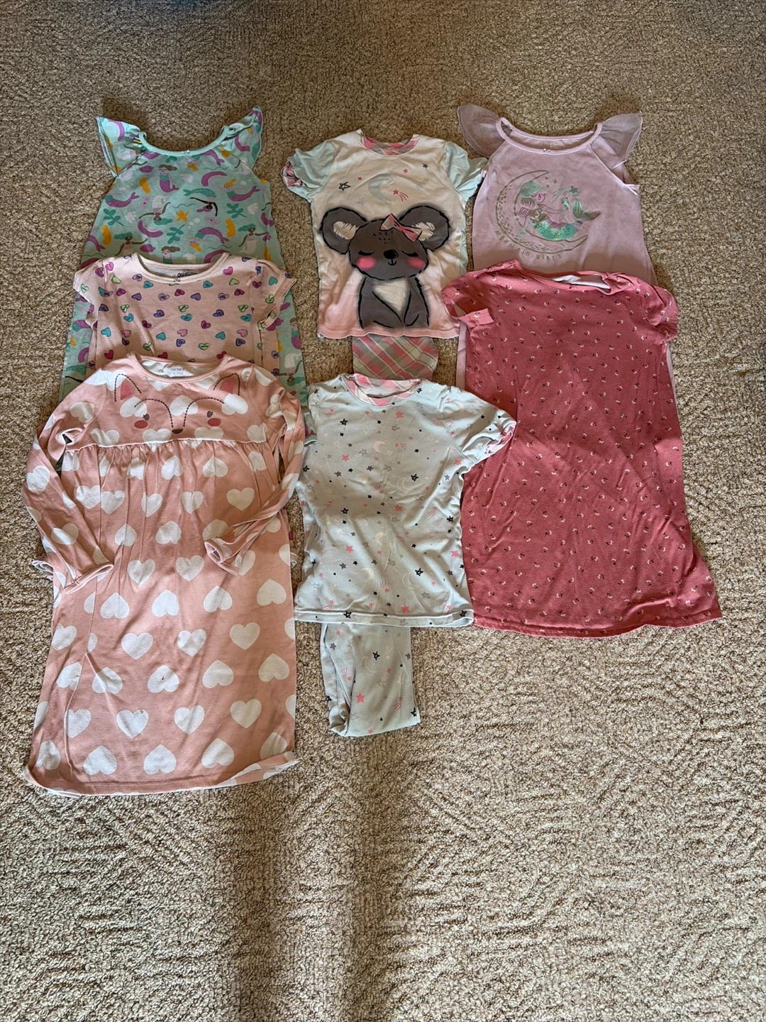 Girls Pajamas & Nightgowns Set size 7-10